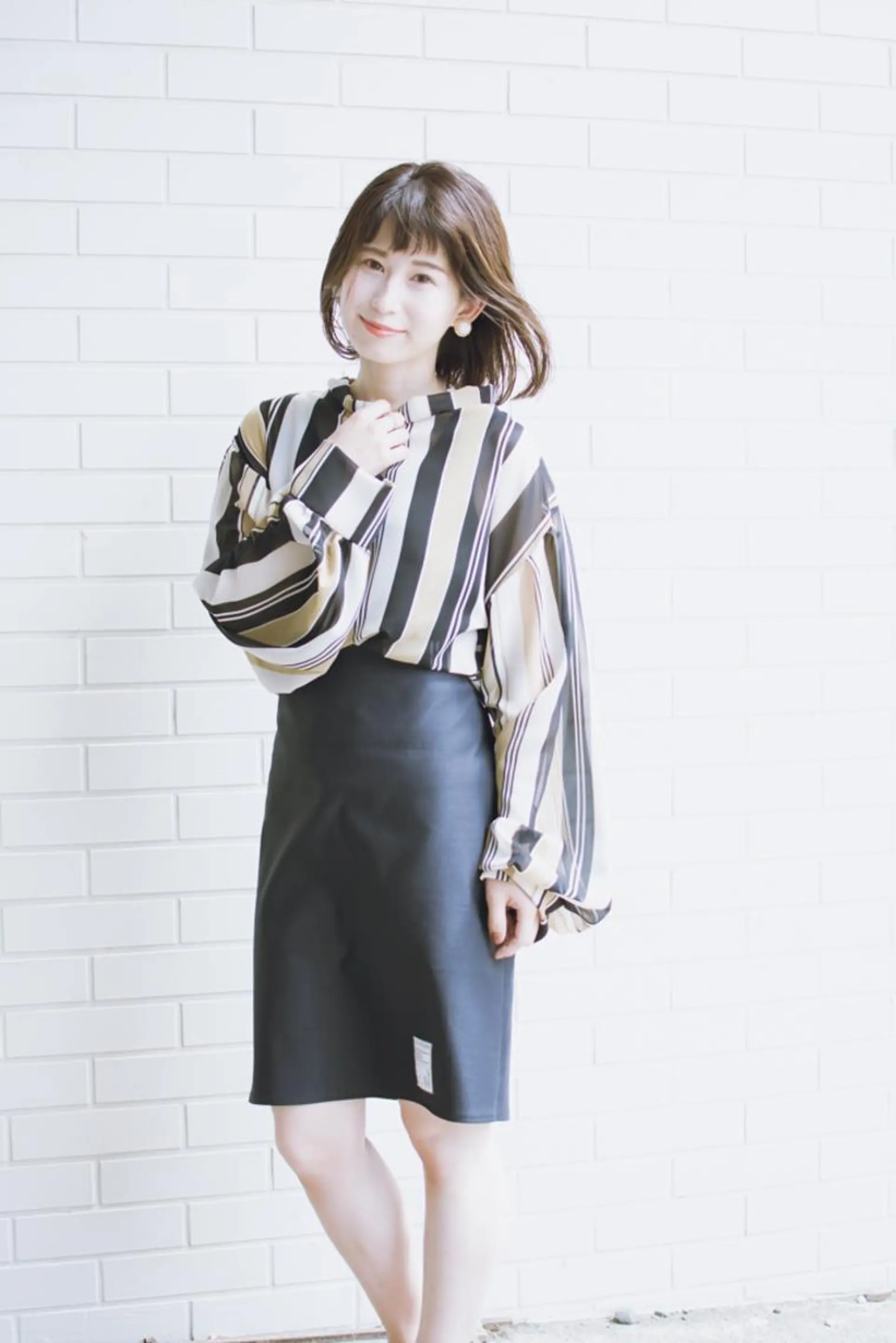 ショート カラー ショートボブ ベージュカラー ブルーカラー ブルージュ グレージュ 撮影モデル 斉藤 正敏のその他イメージ