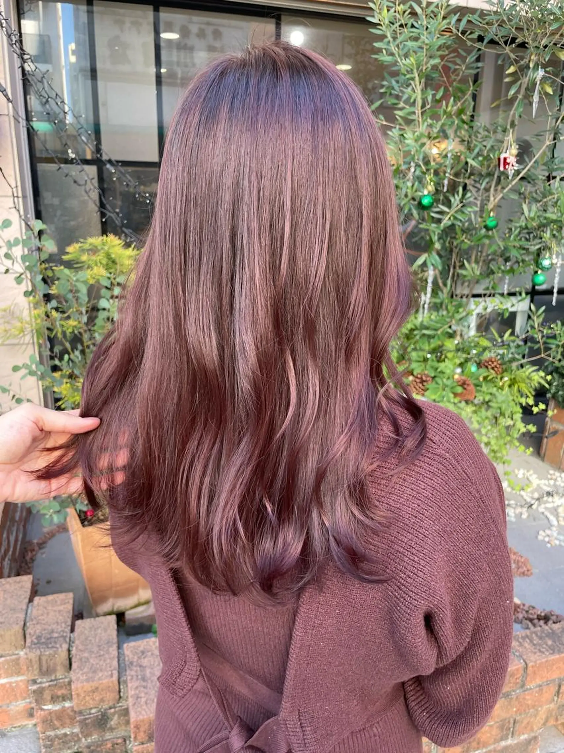 セミロング ヘアカラー トリートメント SHIAN八王子 🇫🇷山本実穂のヘアスタイル