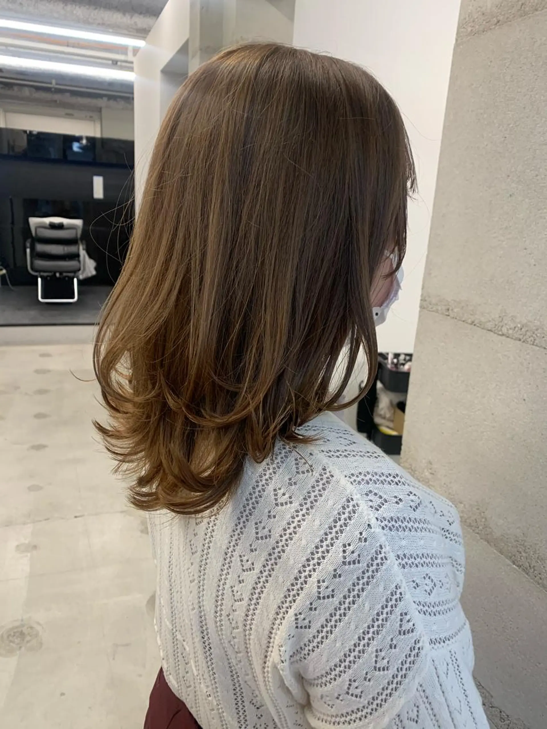 カラー 透明感/オリーブ/ グレージュ/YUKAのヘアスタイル