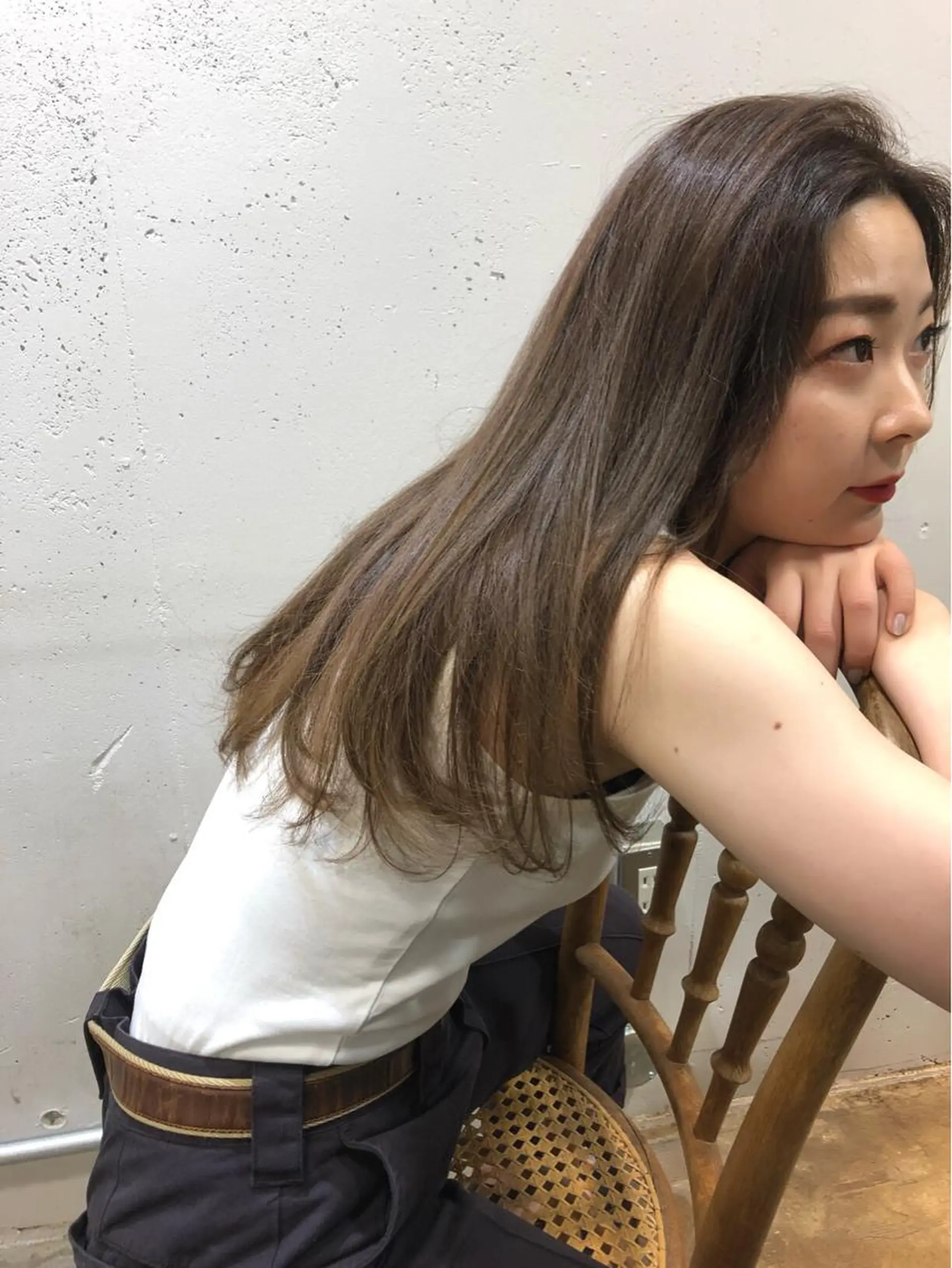 ロング カラー Pia hair Design Yakuin所属・Pia ツボイ ケイタのヘアスタイル