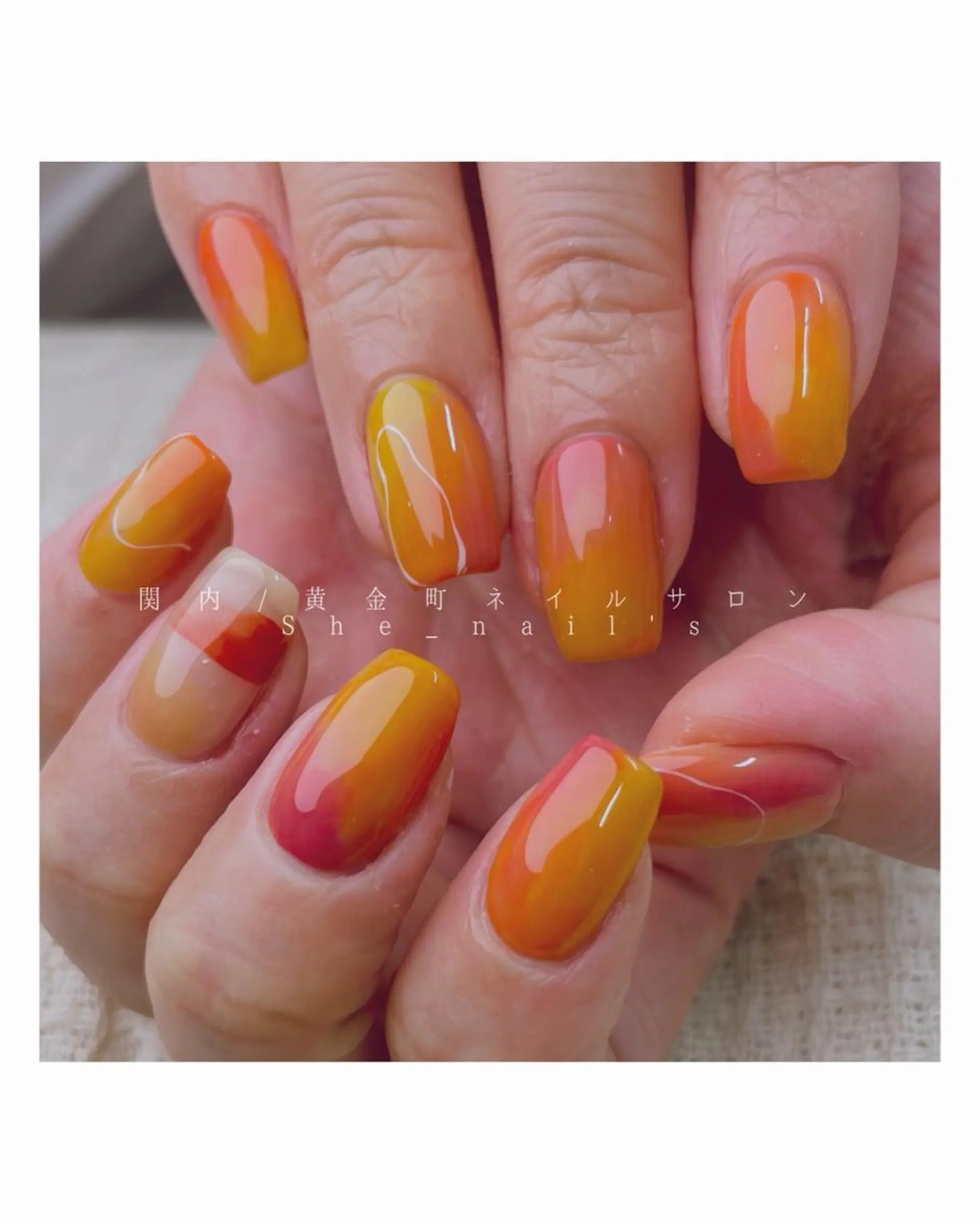 ネイル Blushオーナー Shiinaのネイルデザイン
