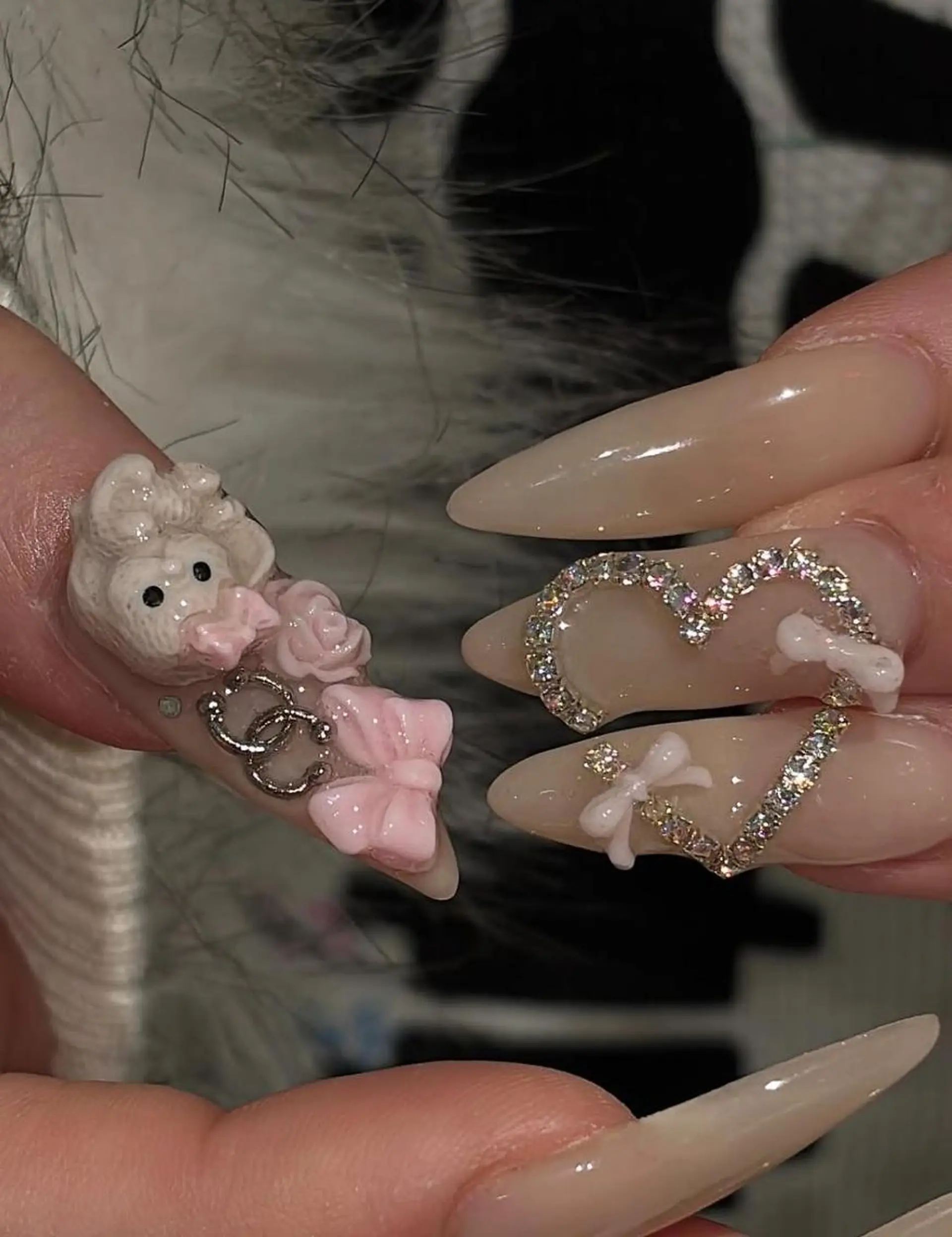 ネイル 長さ出し フレンチネイル グラデーション 卒業式 マグネットネイル ハンドネイル MIHANA NAILのネイルデザイン