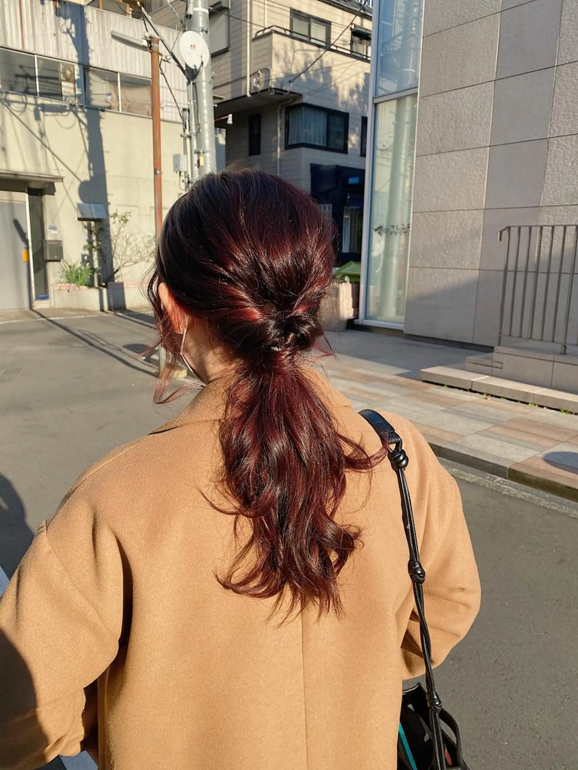 ミディアム カラー パーマ ヘアアレンジ メンズ 🍀髪質改善 ケアカラーrootsのヘアスタイル