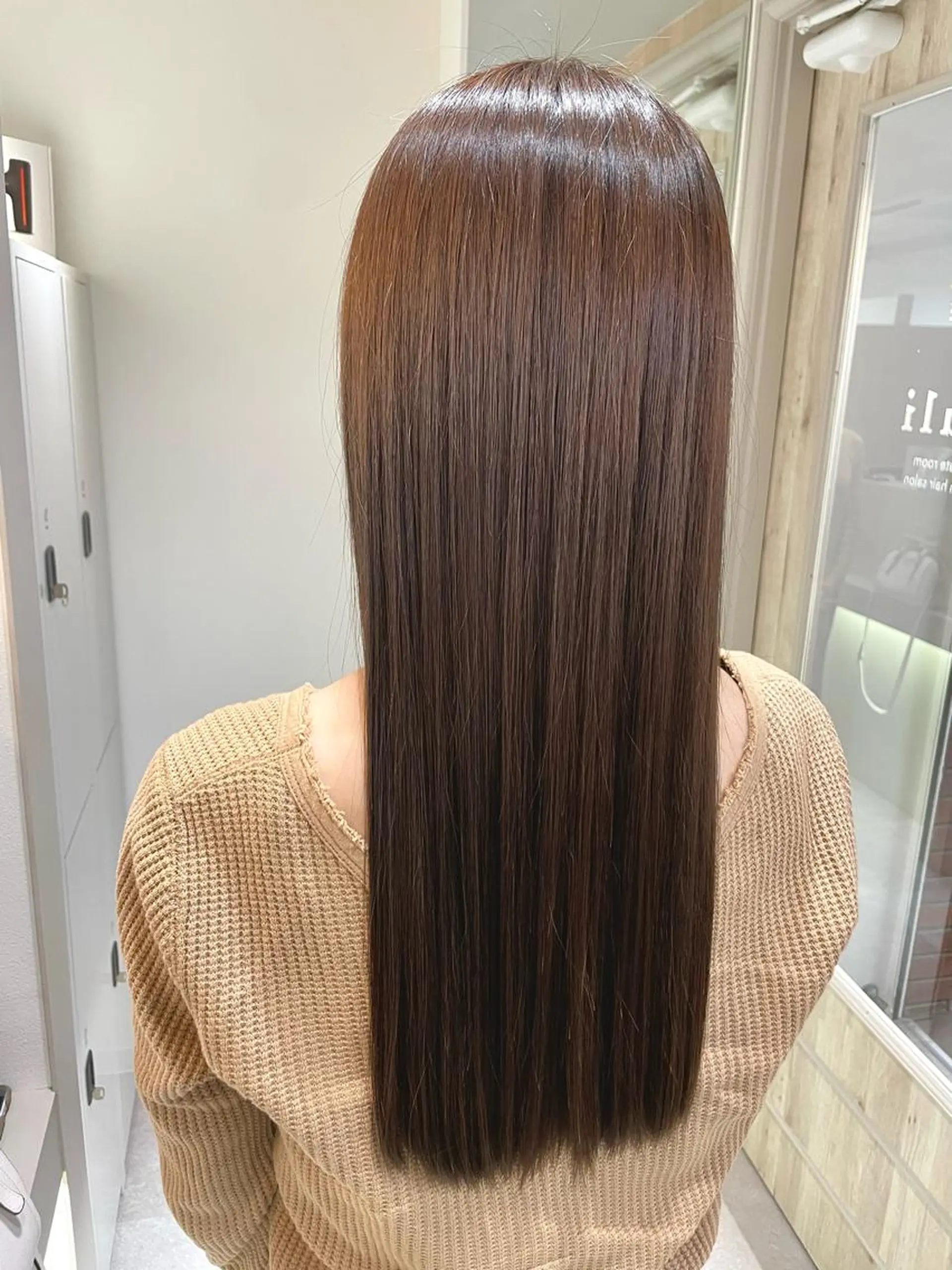 ロング カラー カット ヘアカラー トリートメント 西 めぐみのヘアスタイル