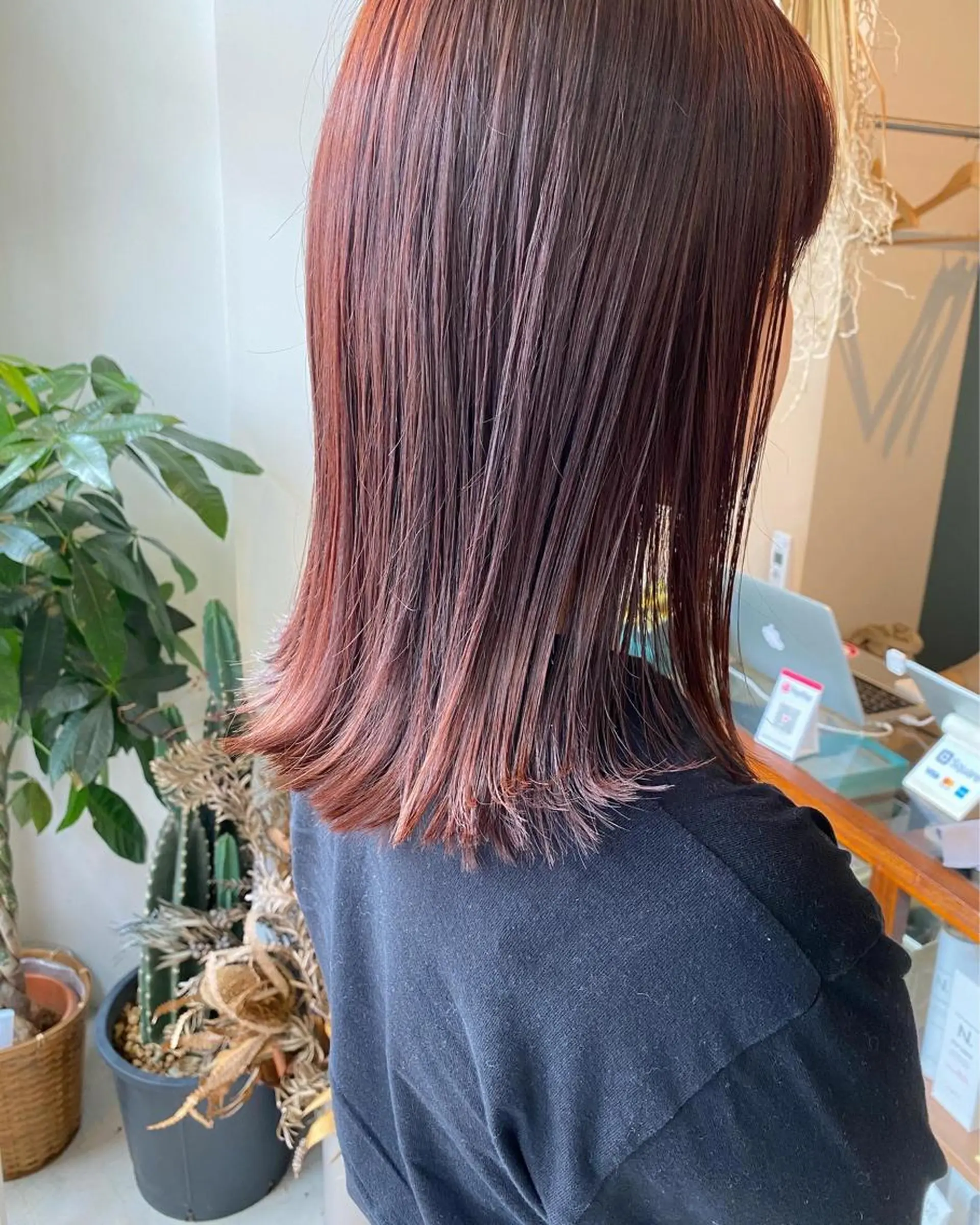 ミディアム カラー パーマ 髪質改善 縮毛矯正 トリートメント OVER→三軒茶屋 /縮毛矯正・髪質改善のヘアスタイル