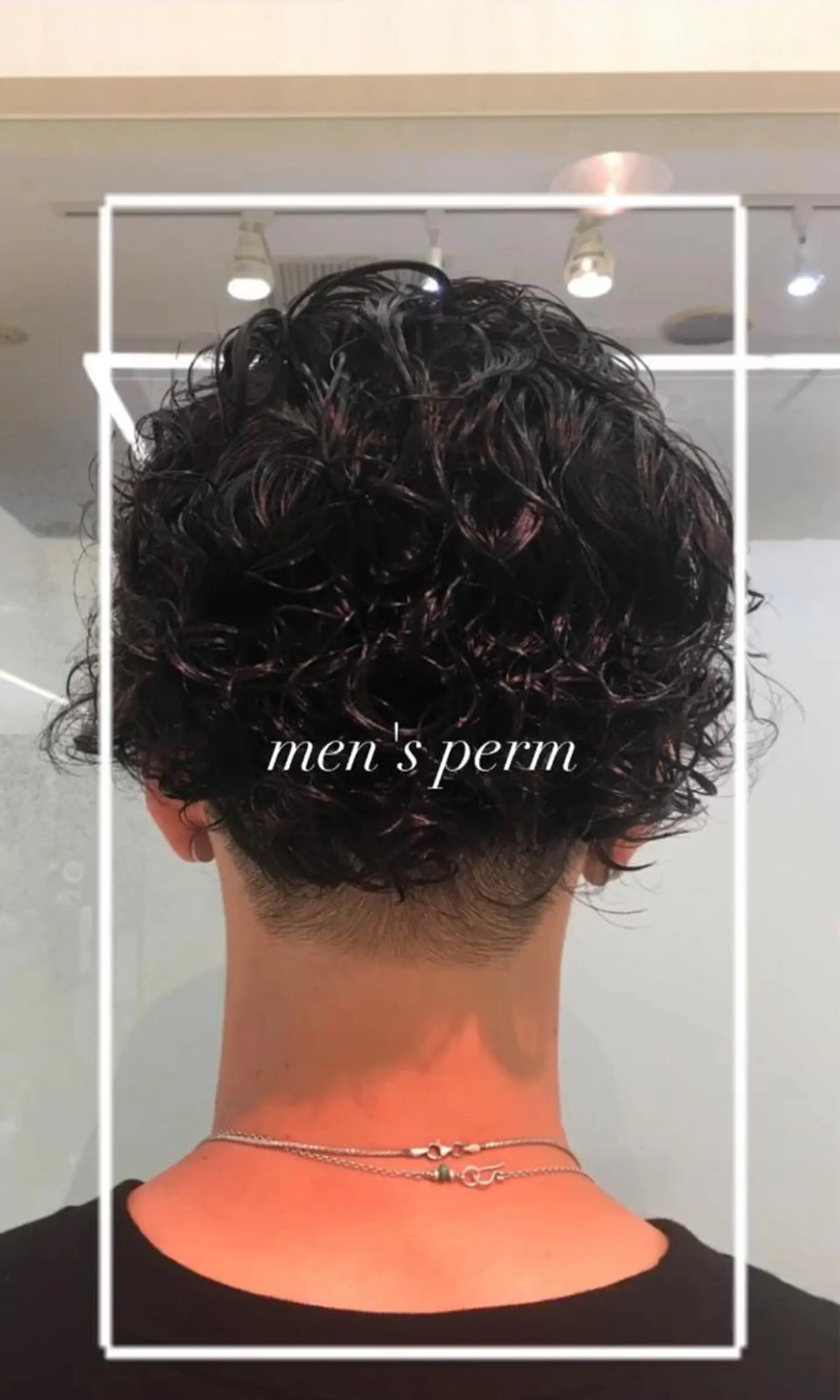 パーマ メンズ 艶質改善/縮毛矯正 ササキナツミのヘアスタイル