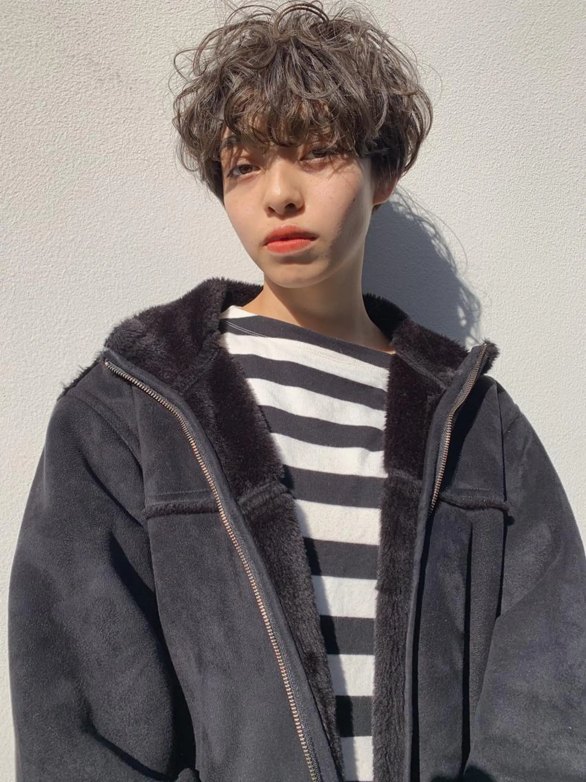 ショート パーマ カット パーマ トリートメント パーマ/透明感カラー /ボブ/吉田一生のヘアスタイル