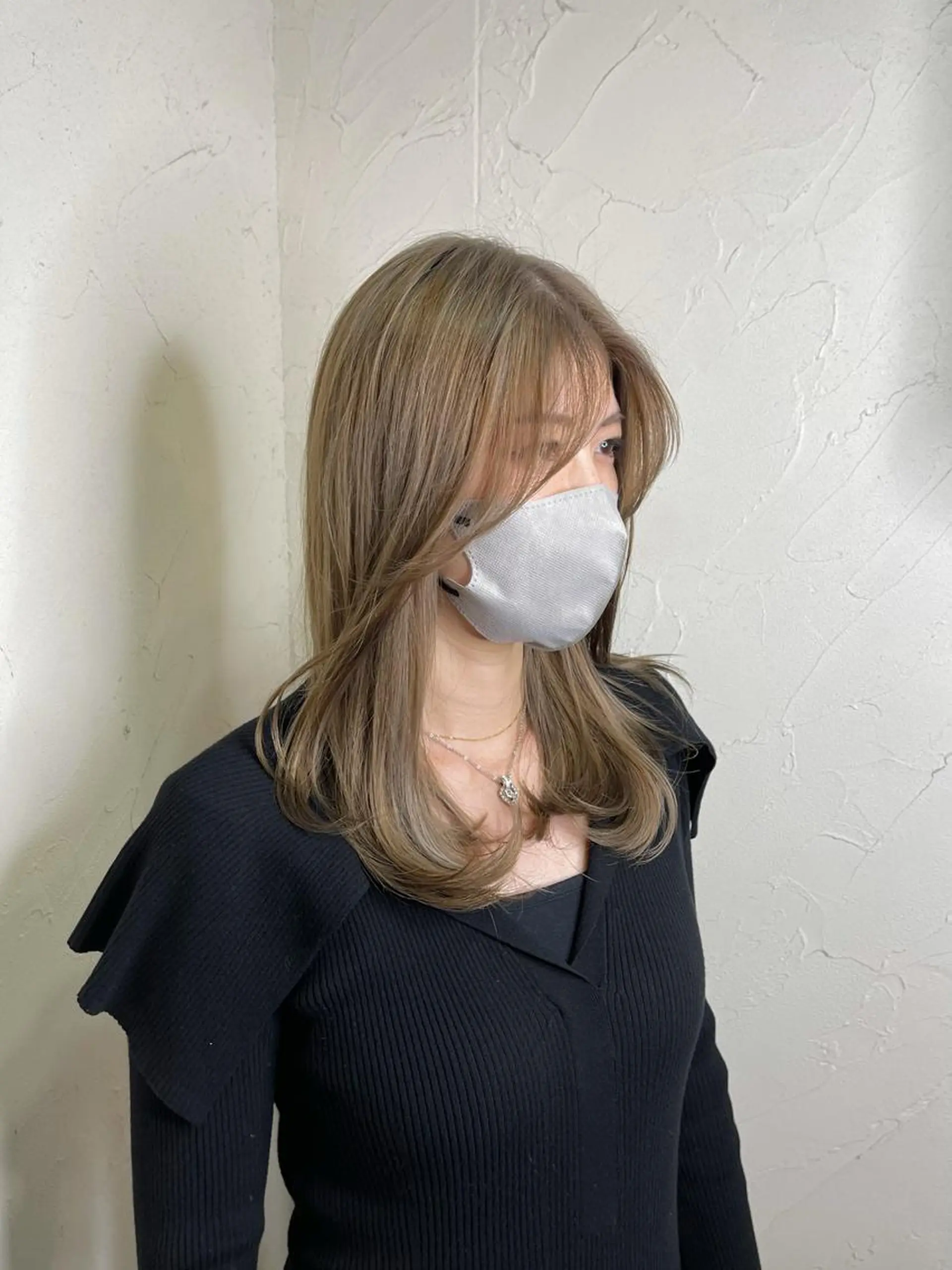 セミロング カラー 韓国ヘア🫧艶カラー 🫧髪質改善/オオヤのヘアスタイル