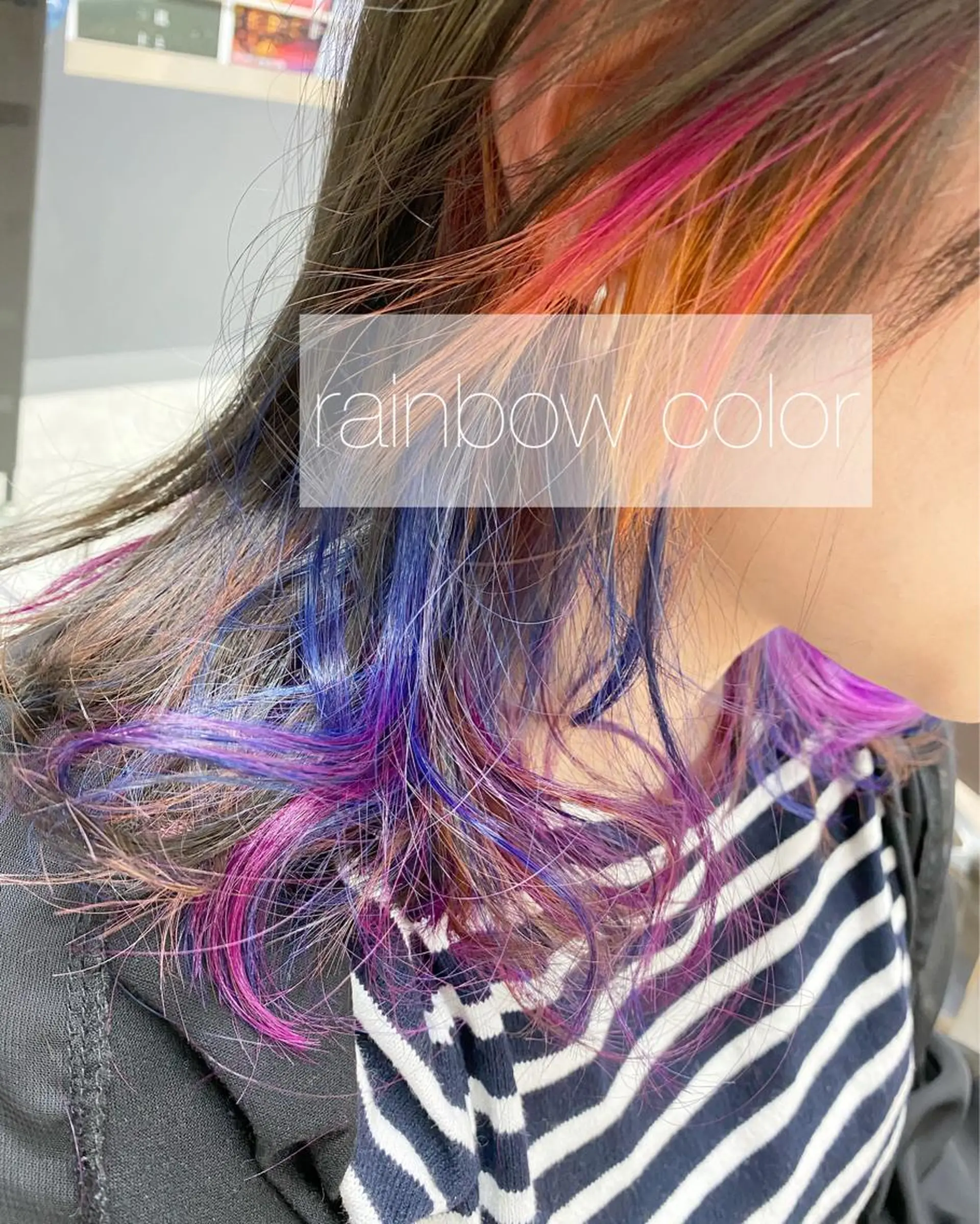 セミロング カラー デザインカラー カット ヘアカラー トリートメント 後藤紗英/髪質改善 /オリーブベージュのヘアスタイル