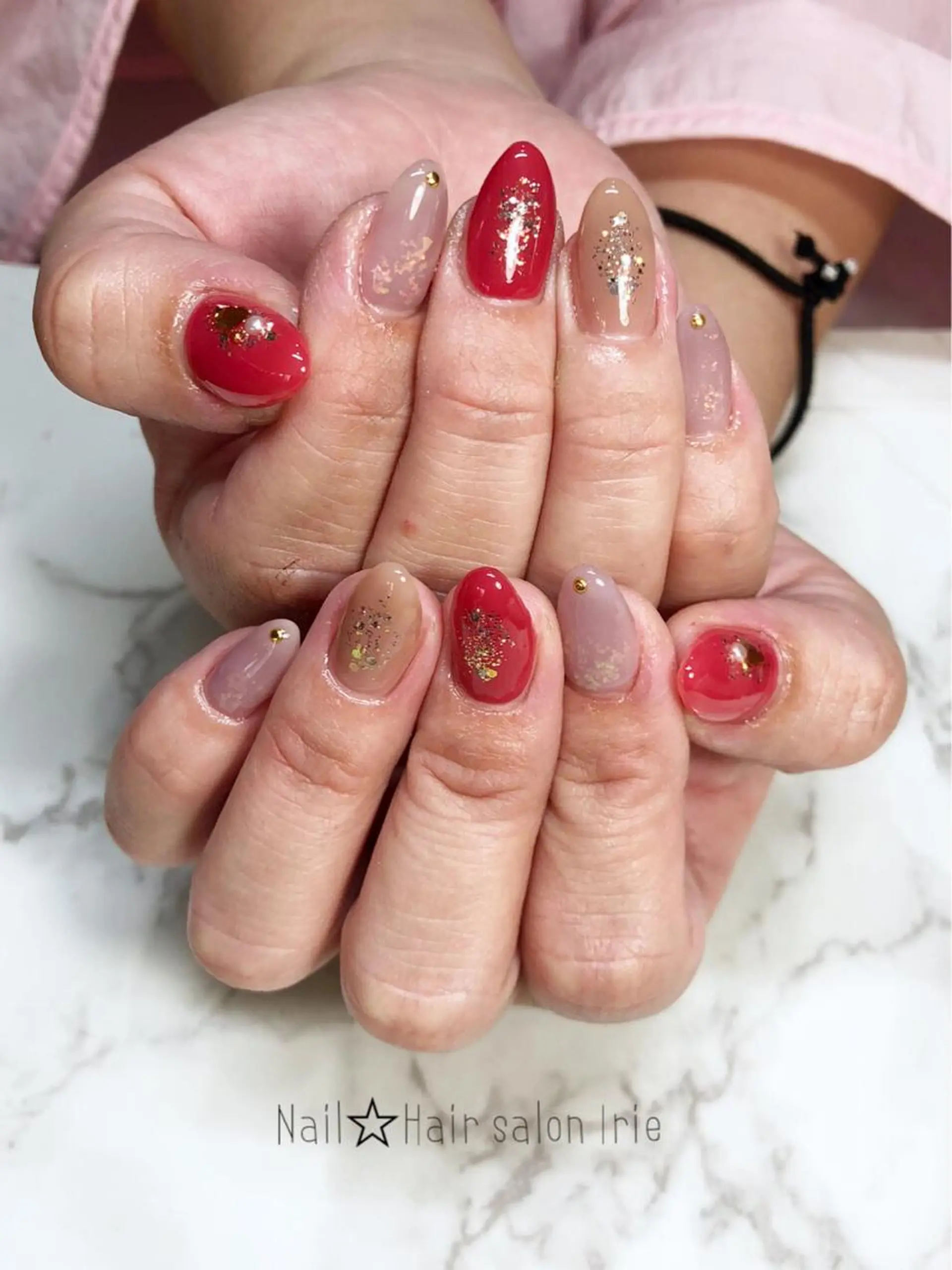 ネイル ハンドネイル Hair salon Irie所属・與儀 知佳のネイルデザイン