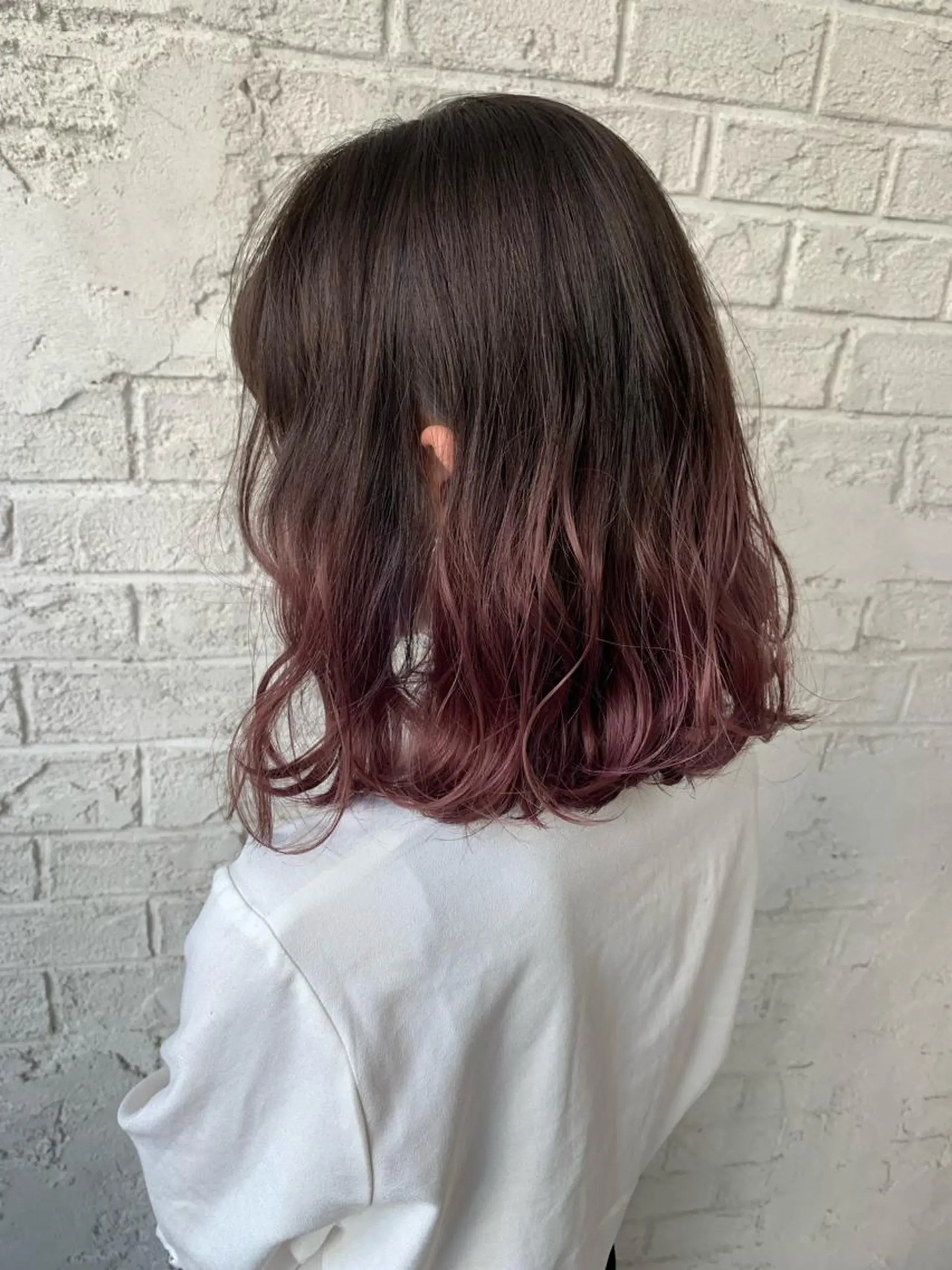 ミディアム パープルカラー 🇺🇸ハイライト特 化美容師🇺🇸漆沢のヘアスタイル