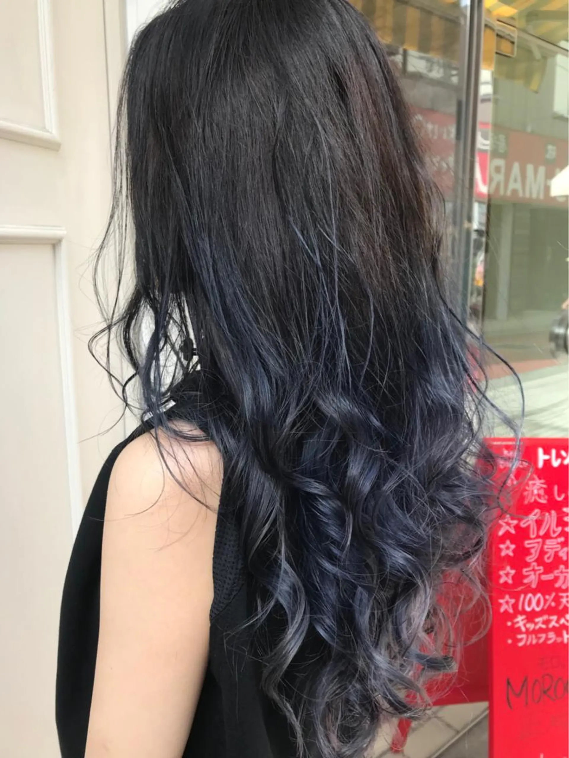 ロング カラー ブルーカラー グラデーションカラー 🫟Blanco🫟 Color&Careのヘアスタイル