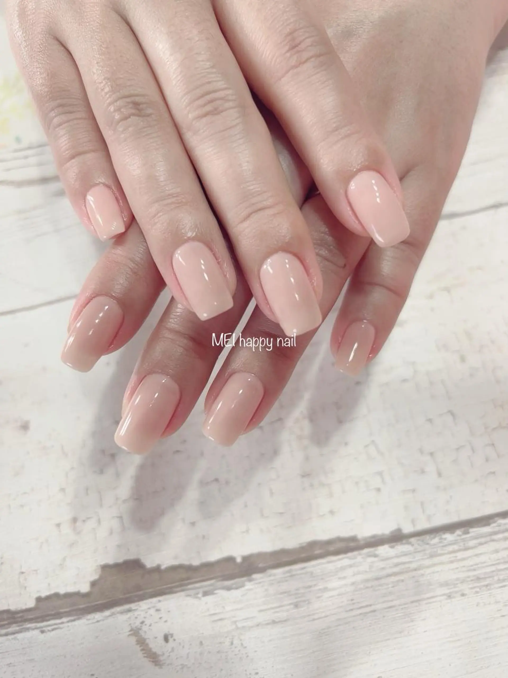 ネイル 北浦和 自爪育成ケアのネイルデザイン