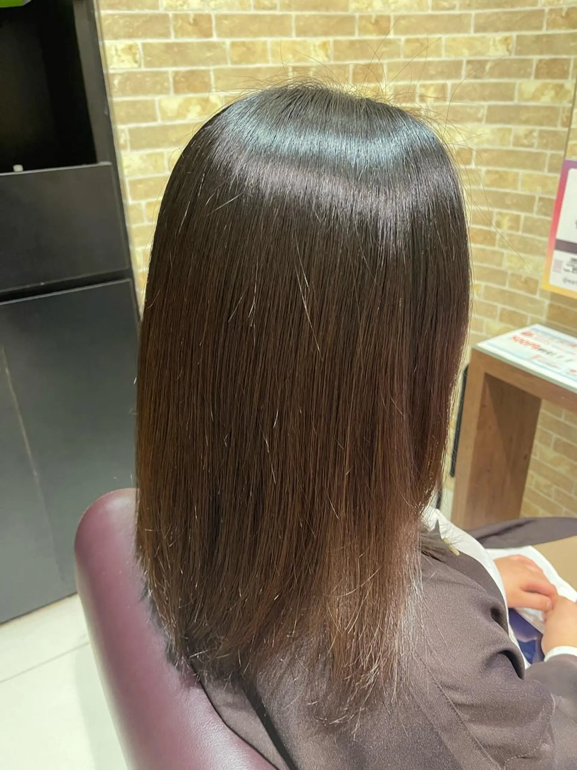 セミロング 縮毛矯正 ササ ユウキ/パーマ 縮毛矯正/髪質改善のヘアスタイル