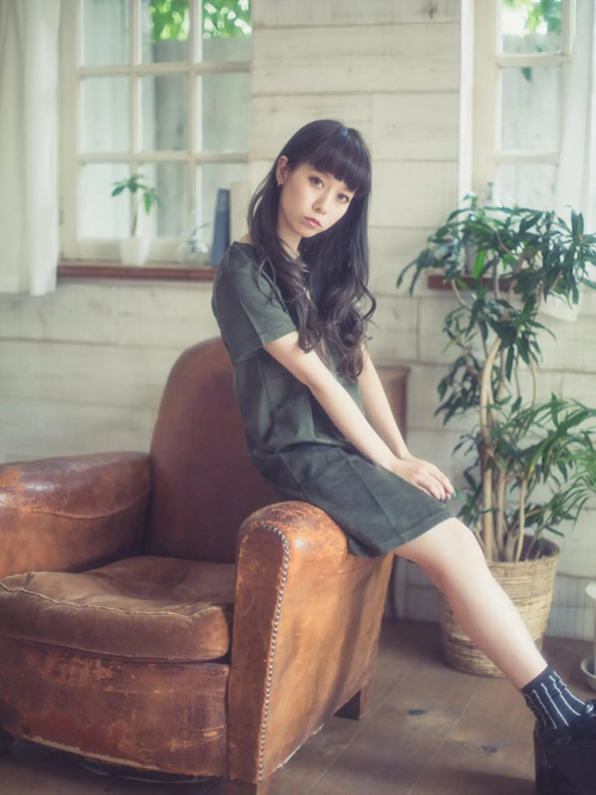 セミロング カラー パーマ 【公式】amble luxe池袋東口🩷のヘアスタイル