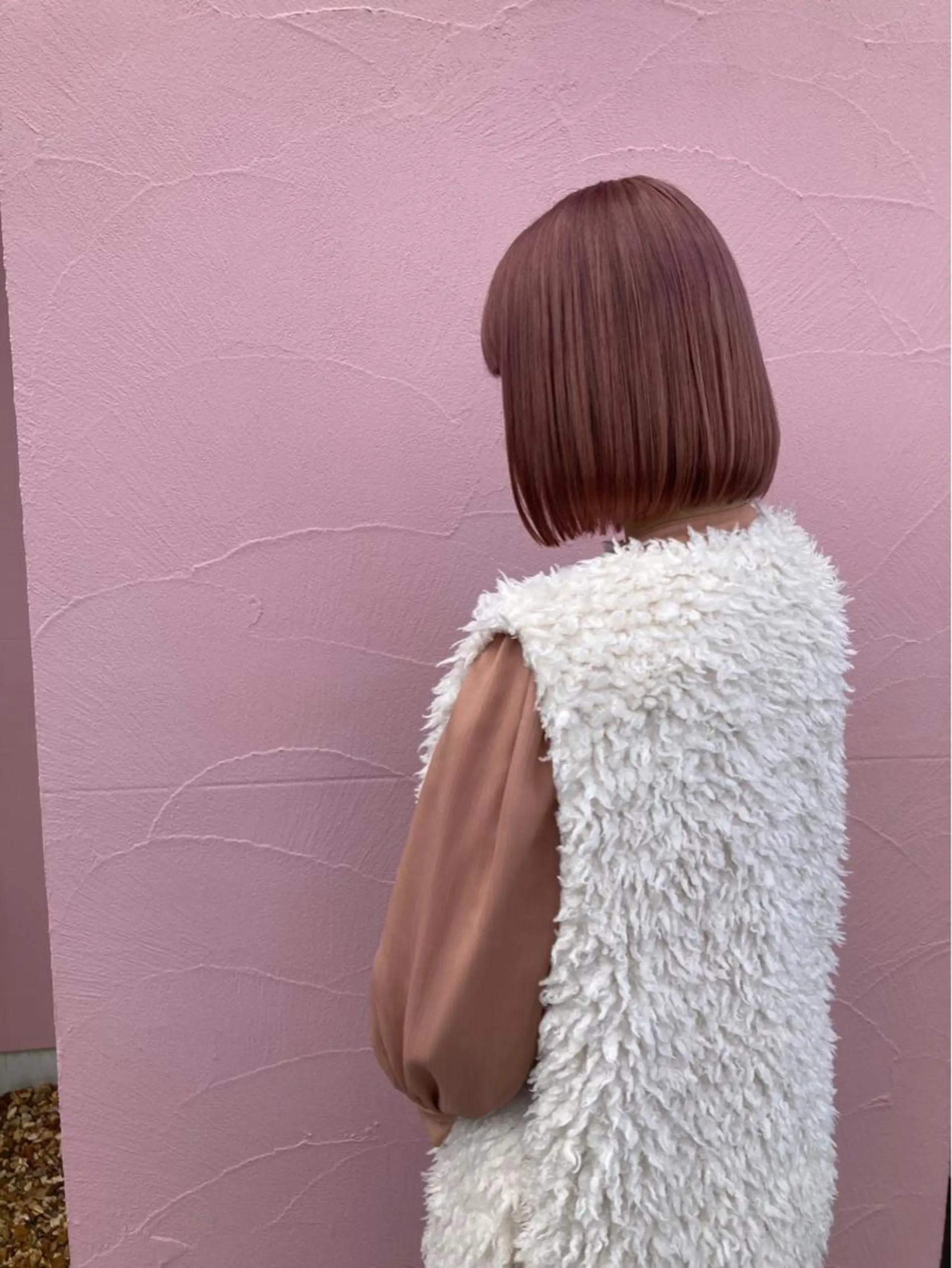 ミディアム カラー れいな🌼 ボブ･艶カラー🌼のヘアスタイル