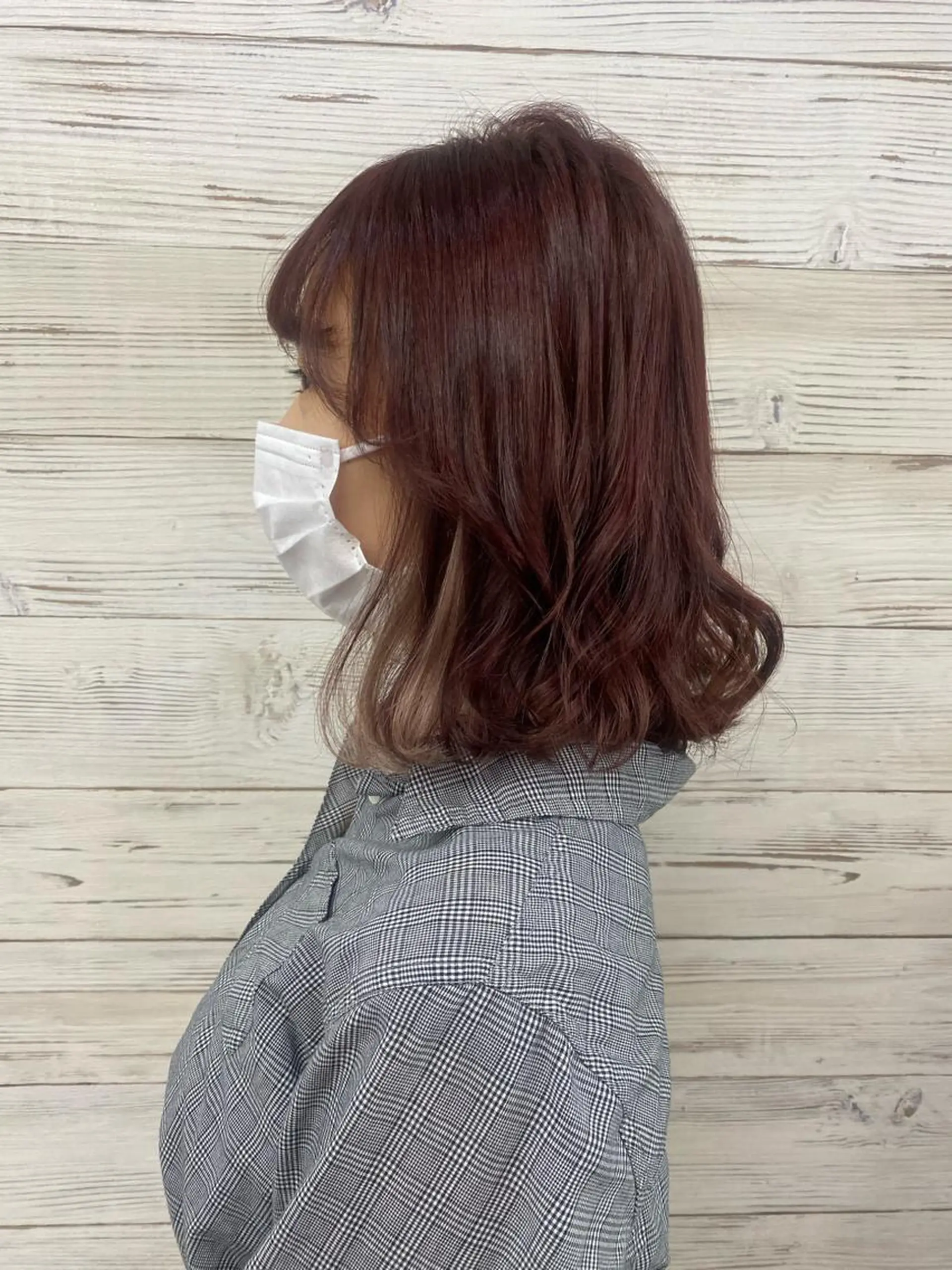 ミディアム カラー ヘアアレンジ ショートボブ 編み込みエクステ シールエクステ ミディアムパーマ バレイヤージュ LAVENDIA Azabu所属・LAVENDIA 初音のヘアスタイル