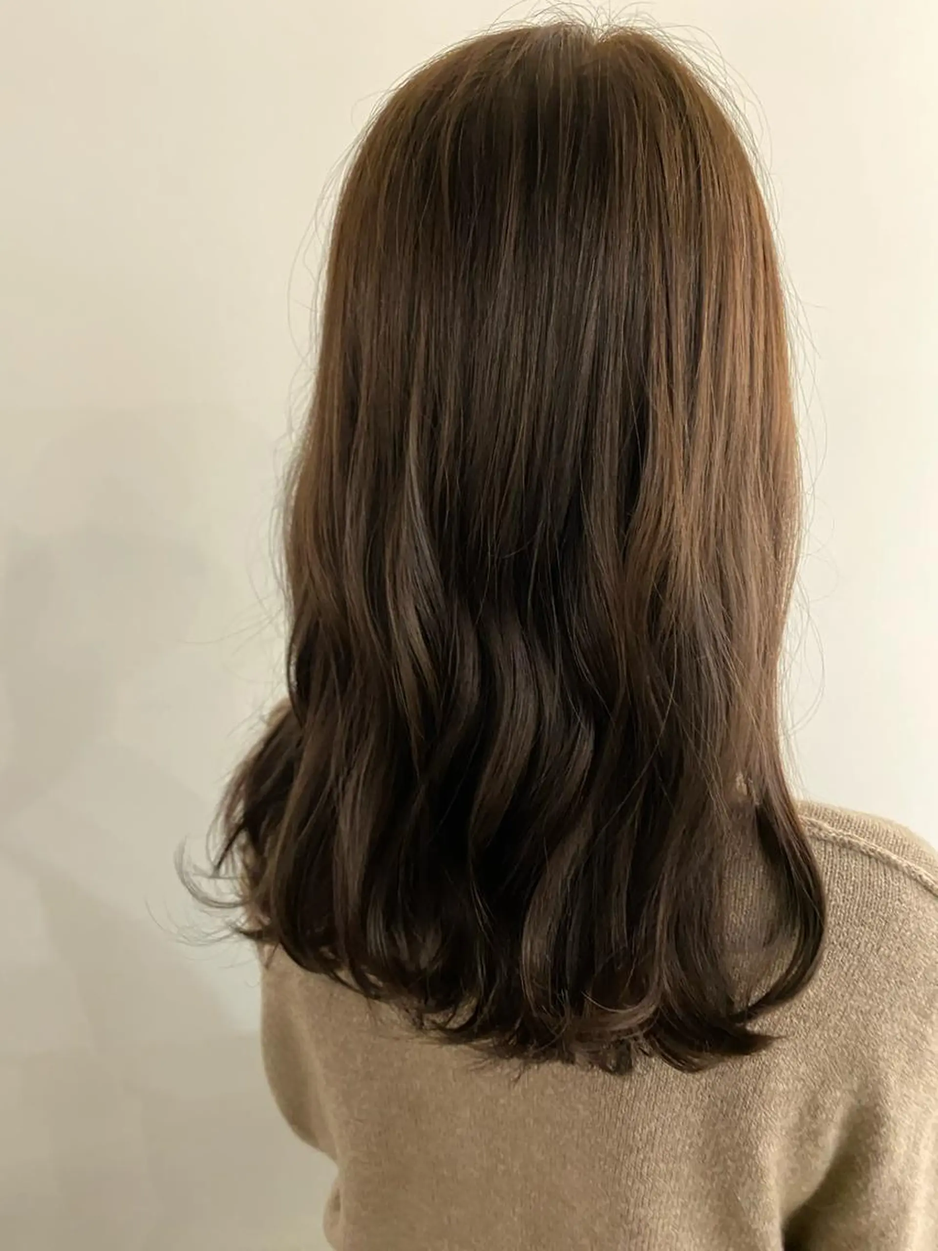 ロング カラー ベージュカラー ブラウンカラー ブラウンベージュ サイトウ アカネのヘアスタイル