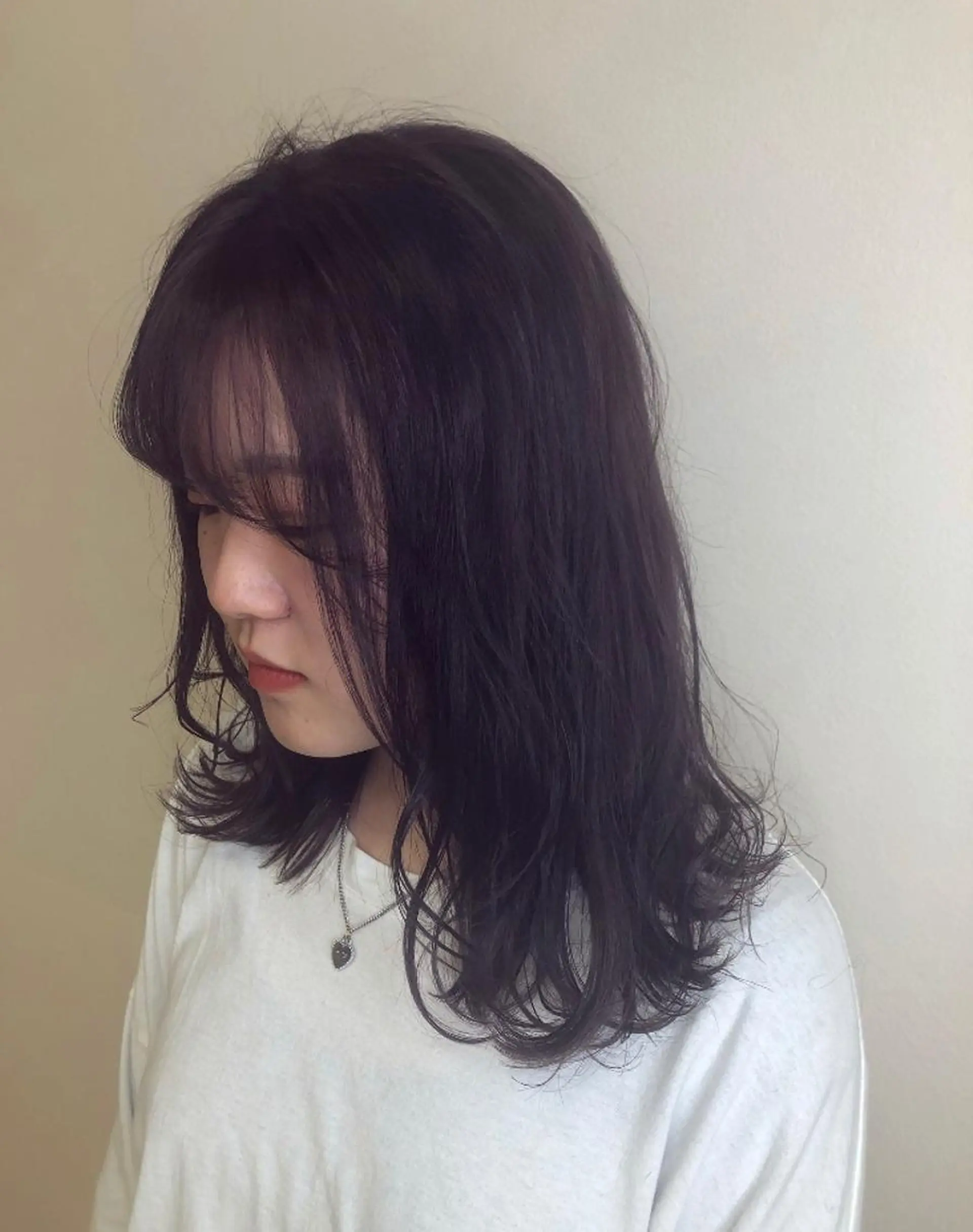 セミロング カラー ヘアアレンジ ハイトーンカラー パープルカラー enurk店 🍋 丸谷みく♥のその他イメージ