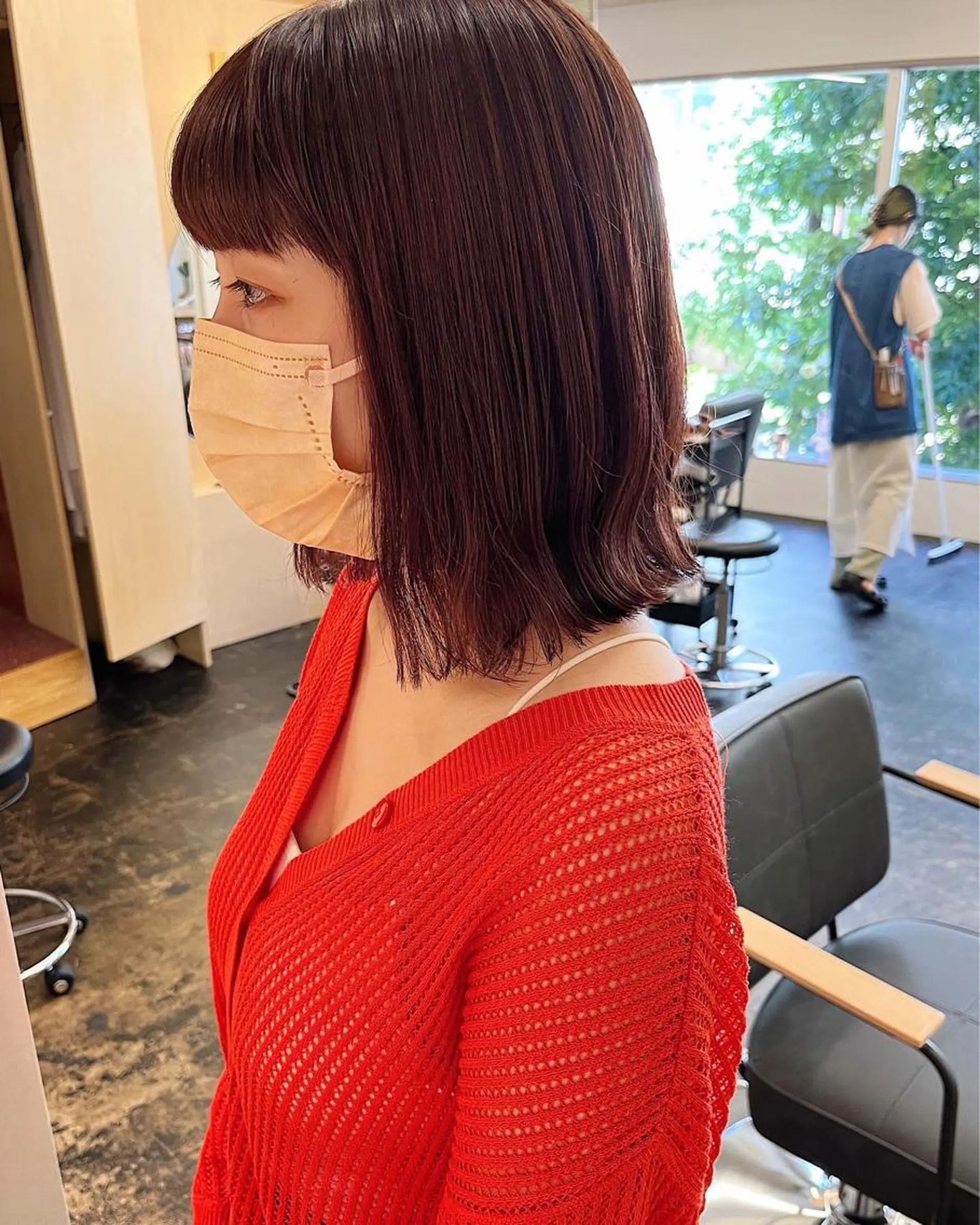 ミディアム 西山 紗耶香🪽 透明感カラー/ボブのヘアスタイル