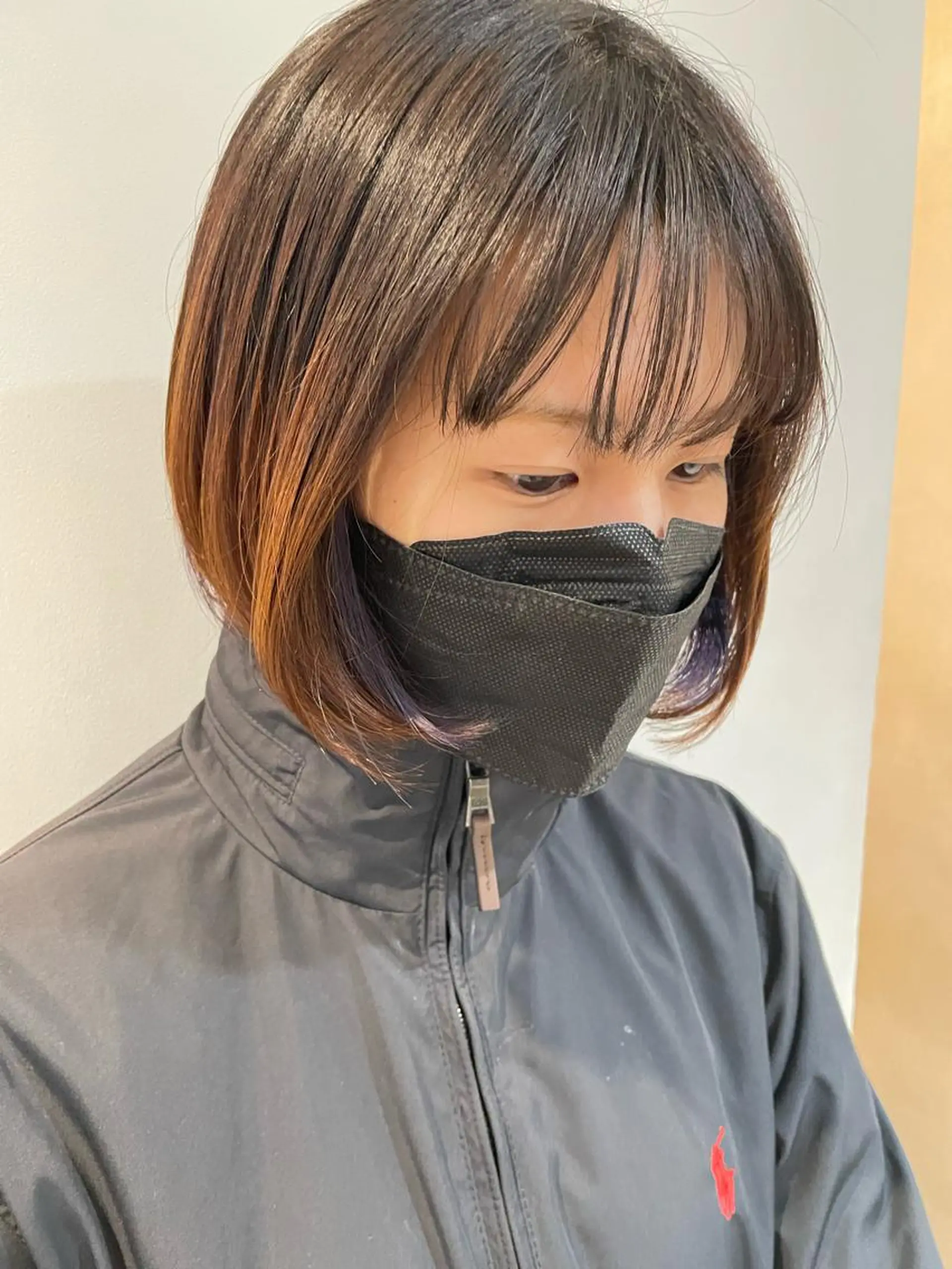 ショート Null 表参道所属・岩下昂世/ ハイトーン/デザインのヘアスタイル