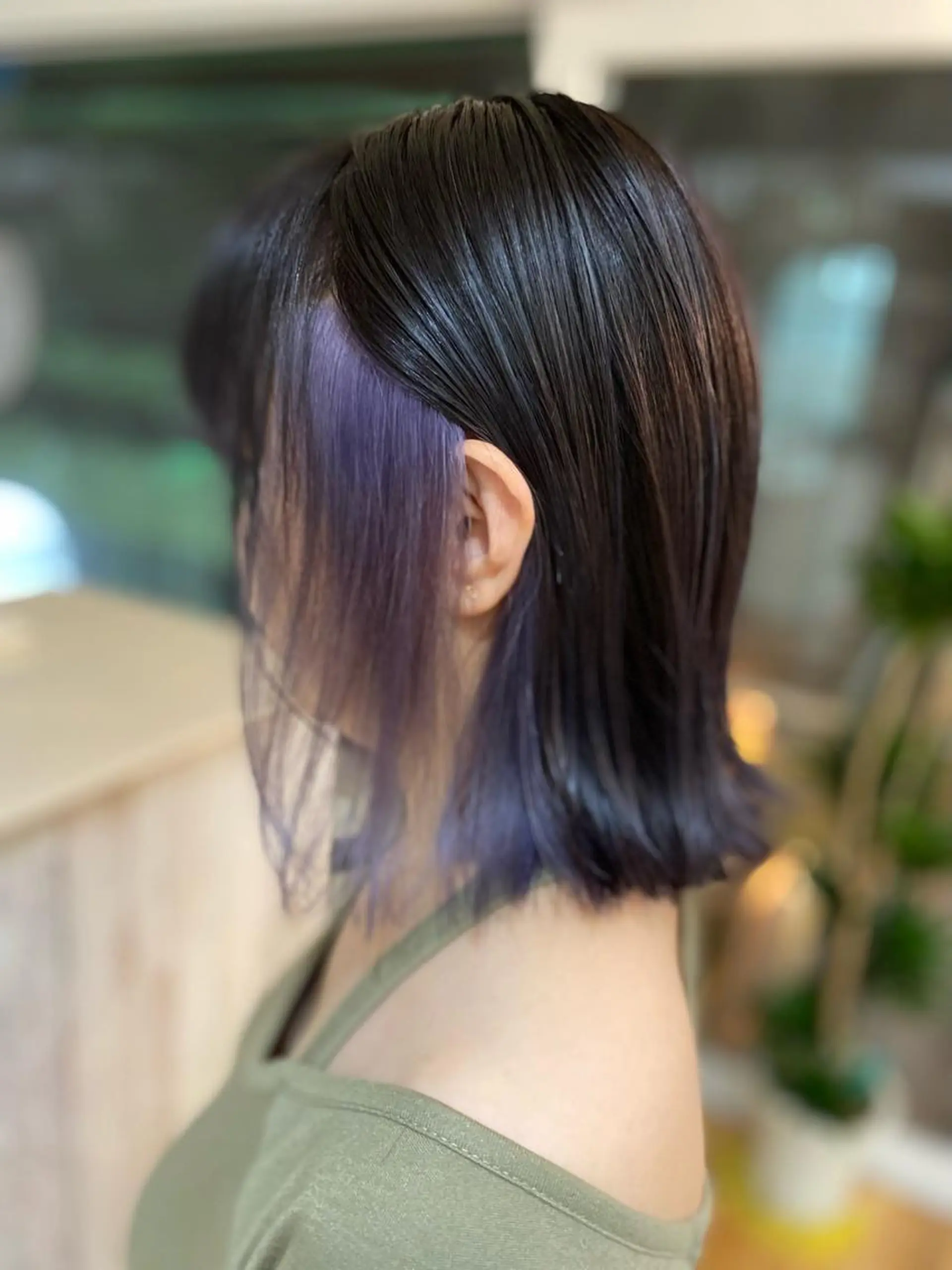 ミディアム カラー ヘアアレンジ 久米 治仁のヘアスタイル