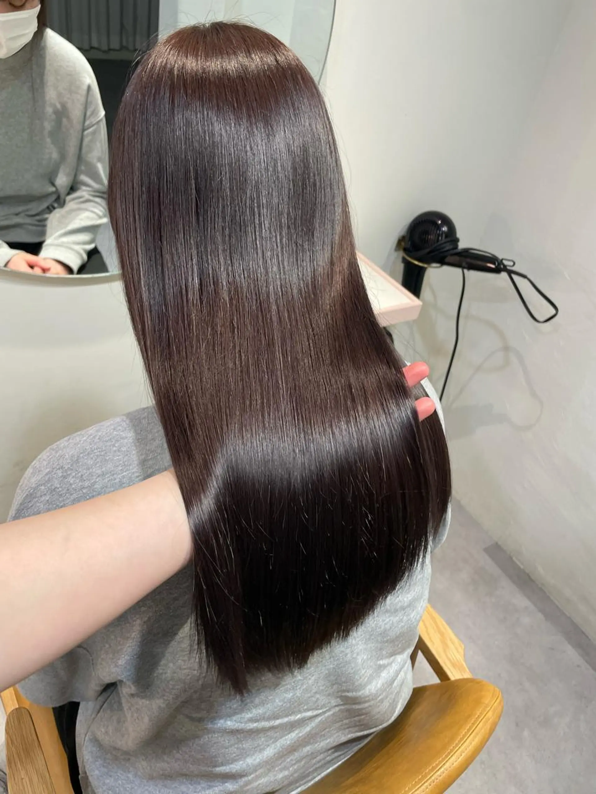 カラー 透明感カラー 若月 あやかのヘアスタイル