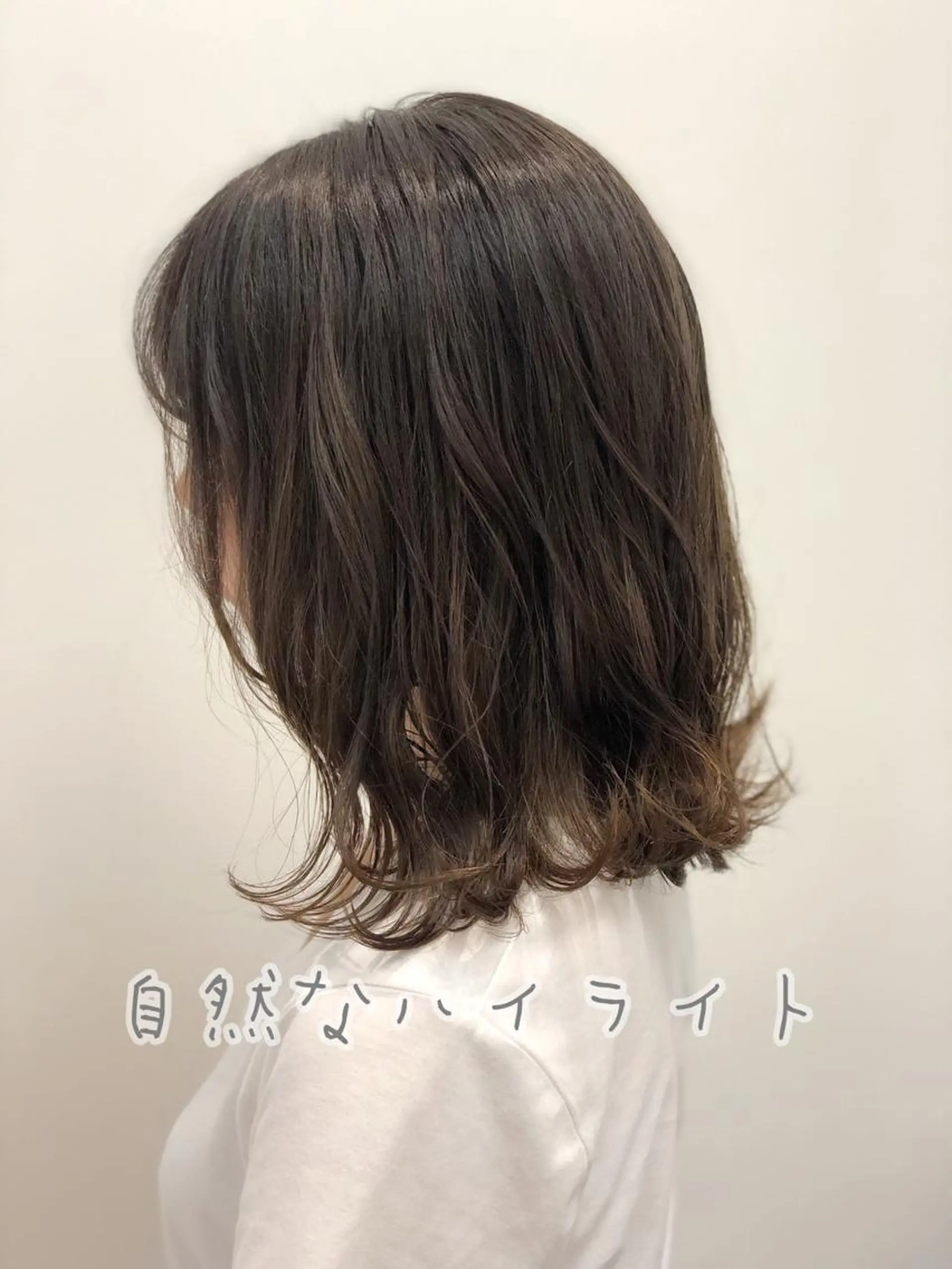 ミディアム カラー ハイライトカラー ハイライト 似合わせ専門美容師 なかじまのヘアスタイル