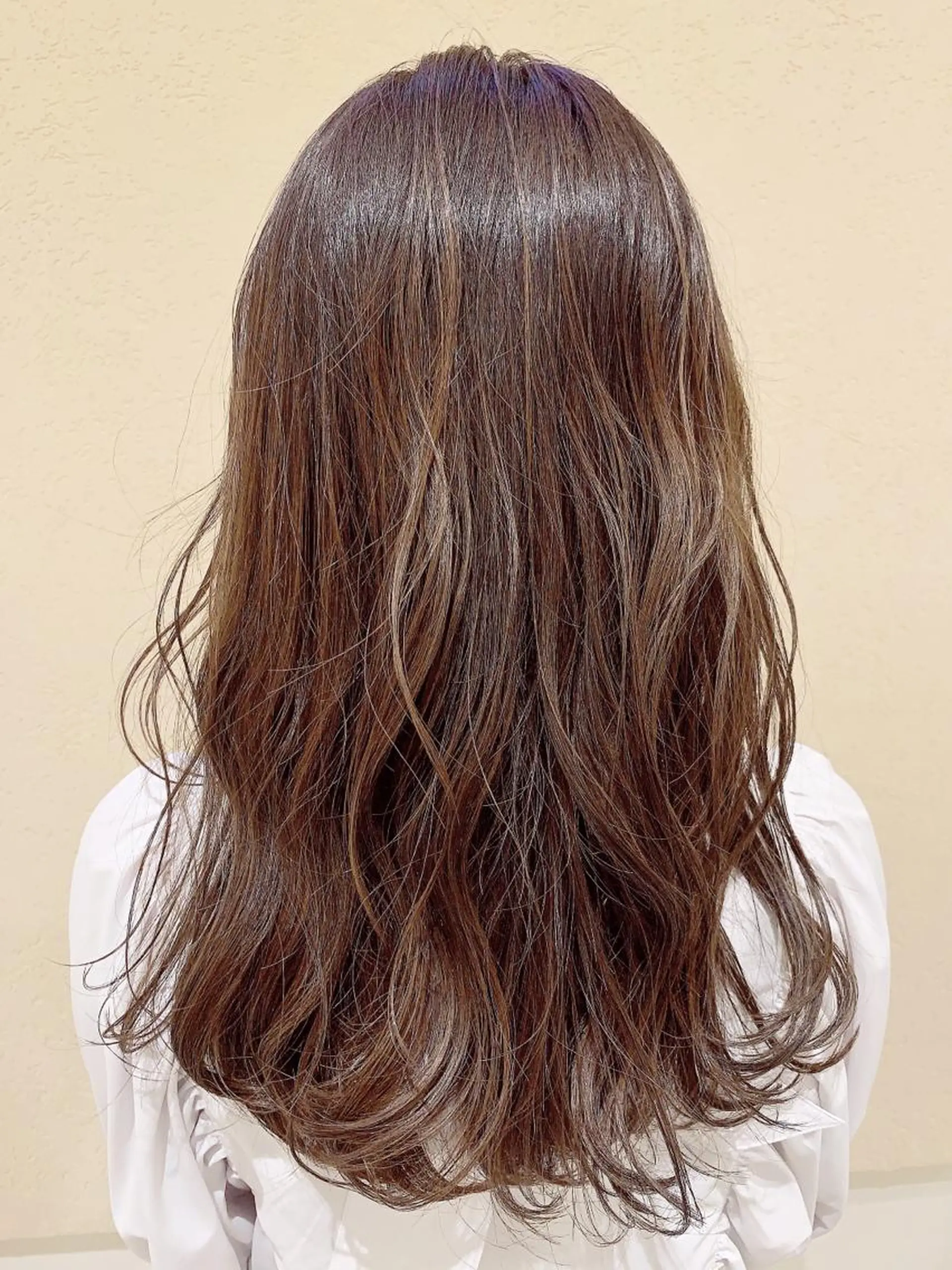 セミロング カラー ベージュカラー ヘアカラー 大人レイヤー×艶髪 ✨春暁【はるき】のヘアスタイル