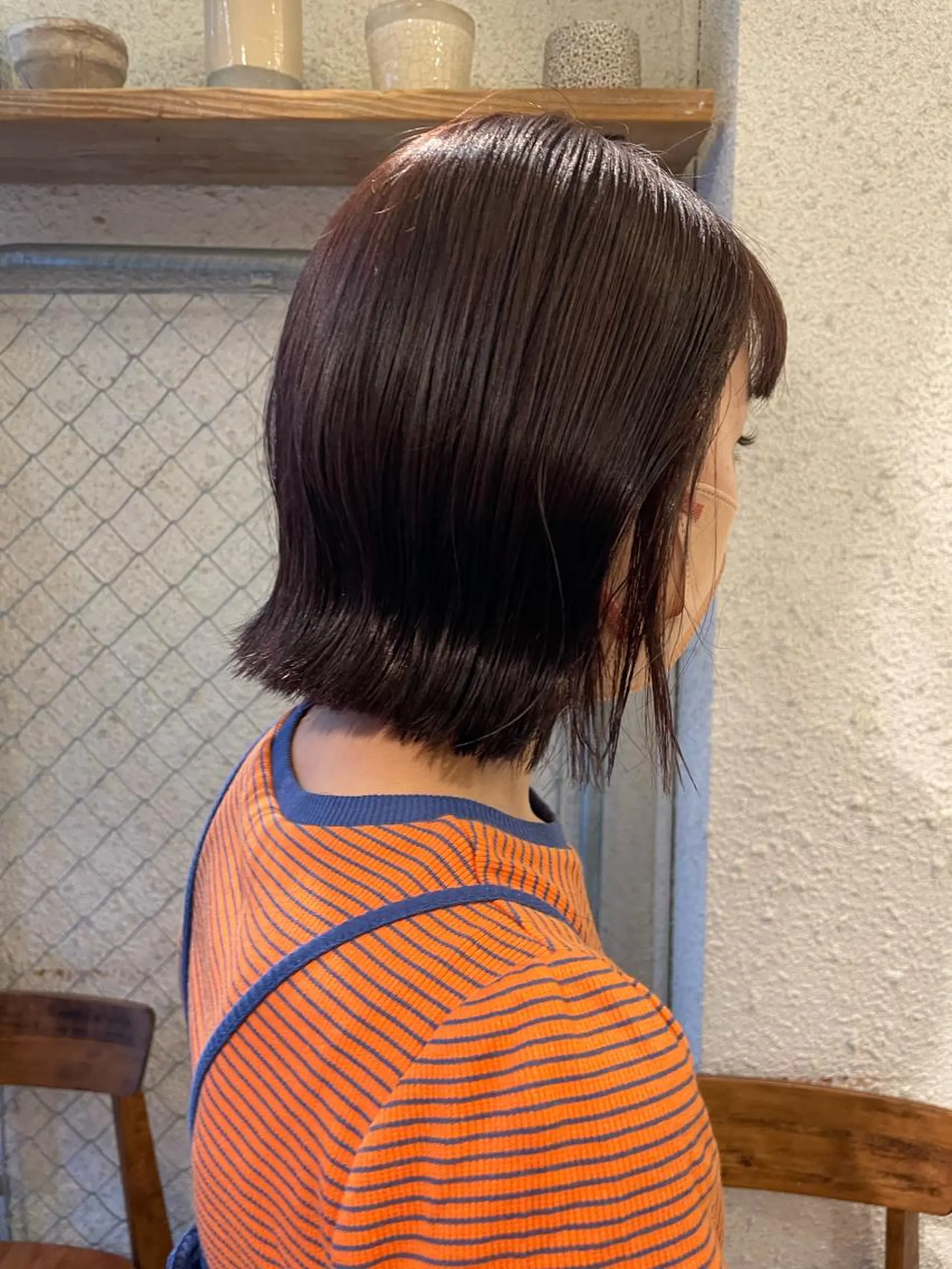 ミディアム カラー カット ヘアカラー トリートメント SALOWIN下北沢所属・hazuki 🌝のヘアスタイル