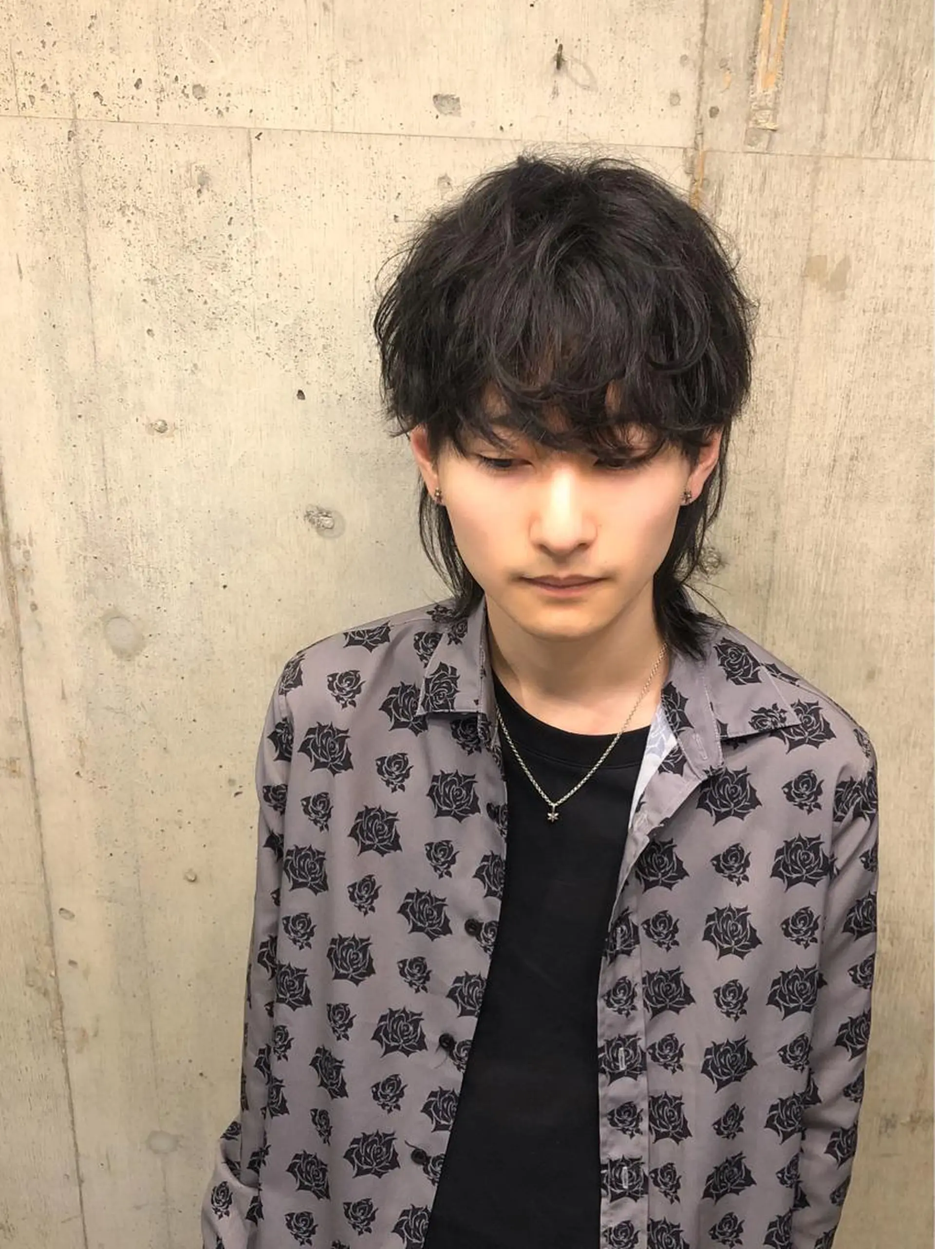 メンズ マッシュウルフ マッシュ メンズパーマ メンズウルフカット ウルフカット カット パーマ トリートメント ヘッドスパ STRINGS 下北沢所属・【メンズ特化】 金子諒磨のヘアスタイル