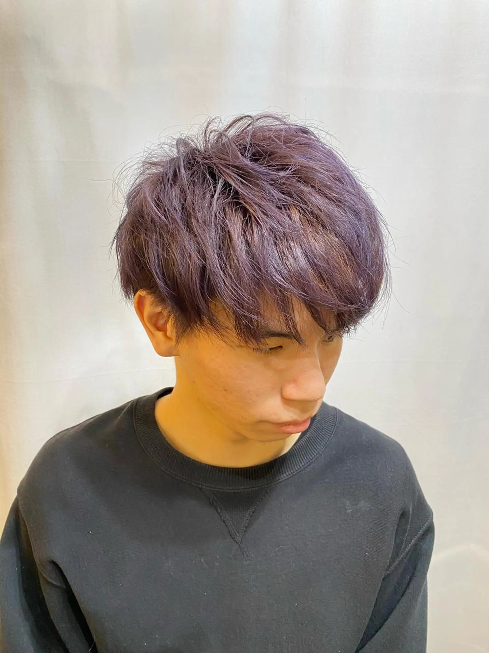 ショート メンズ カット ヘアカラー Lian by Allure所属・長濱 俊のヘアスタイル