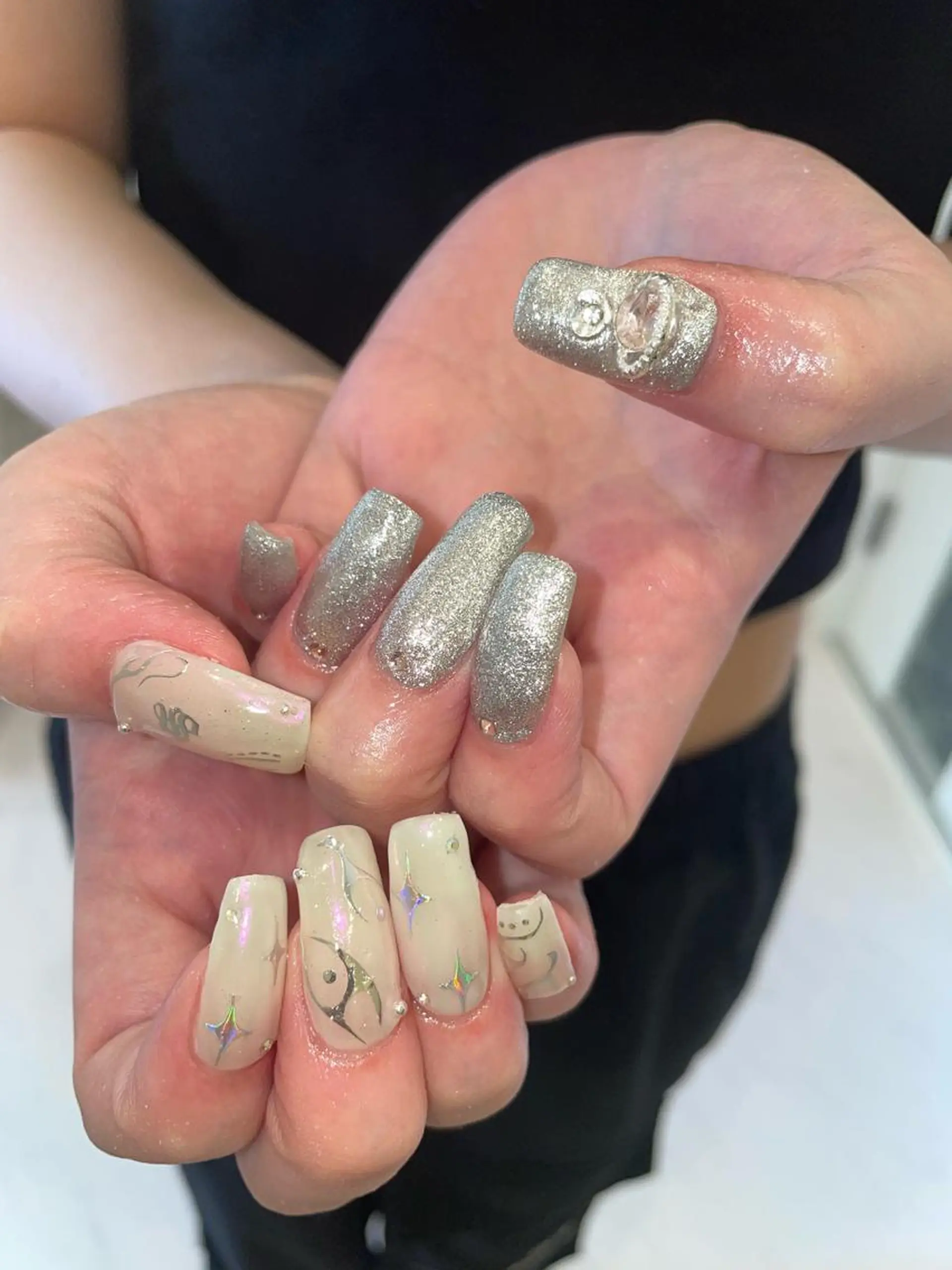 ネイル 束感まつ毛/ネイル/ LED♥KIRARAのマツエク・マツパデザイン