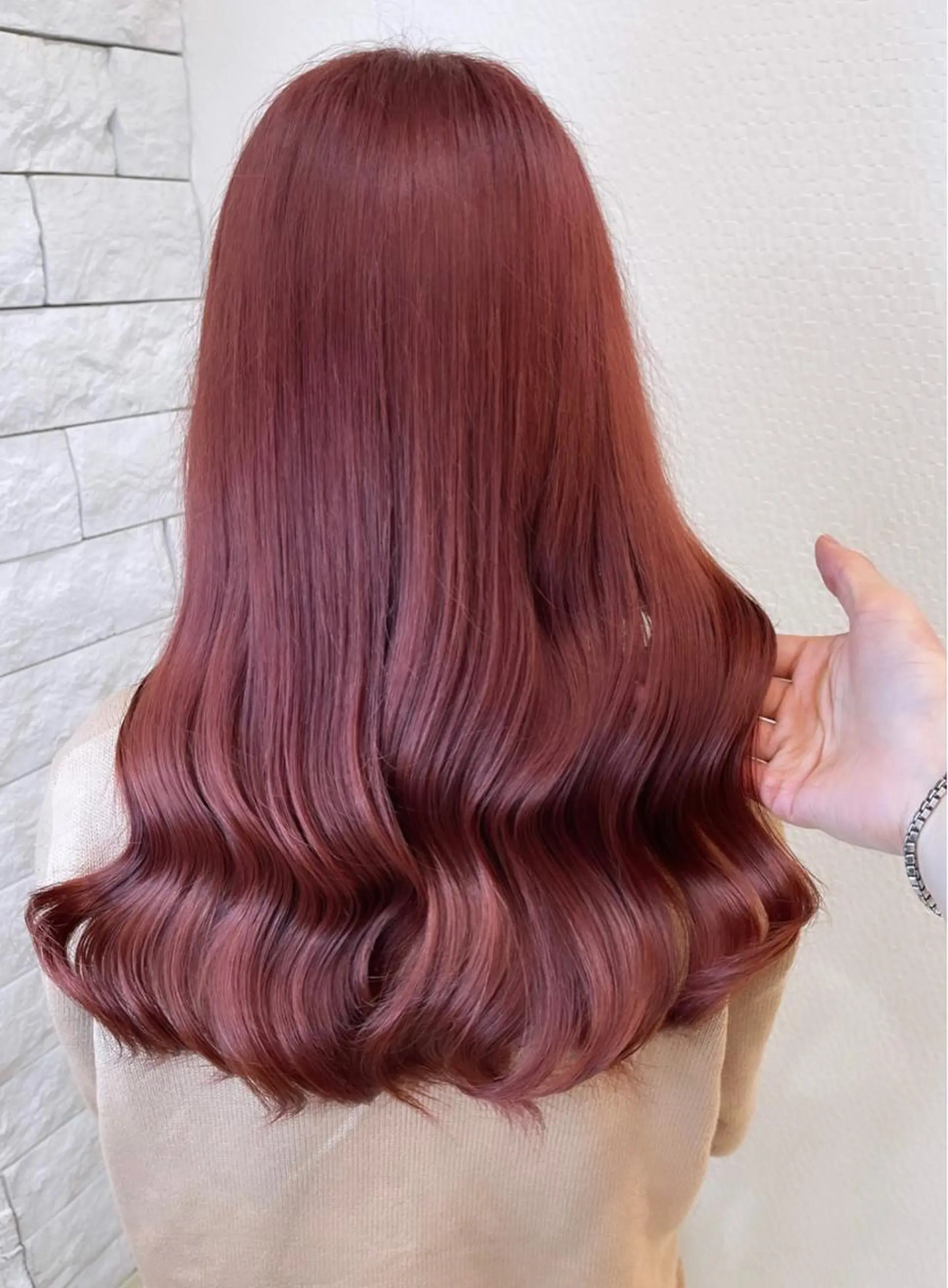 カラー ブリーチ 髪質改善 カット ヘアカラー トリートメント 名古屋のピンク好き かずくん🦩のヘアスタイル