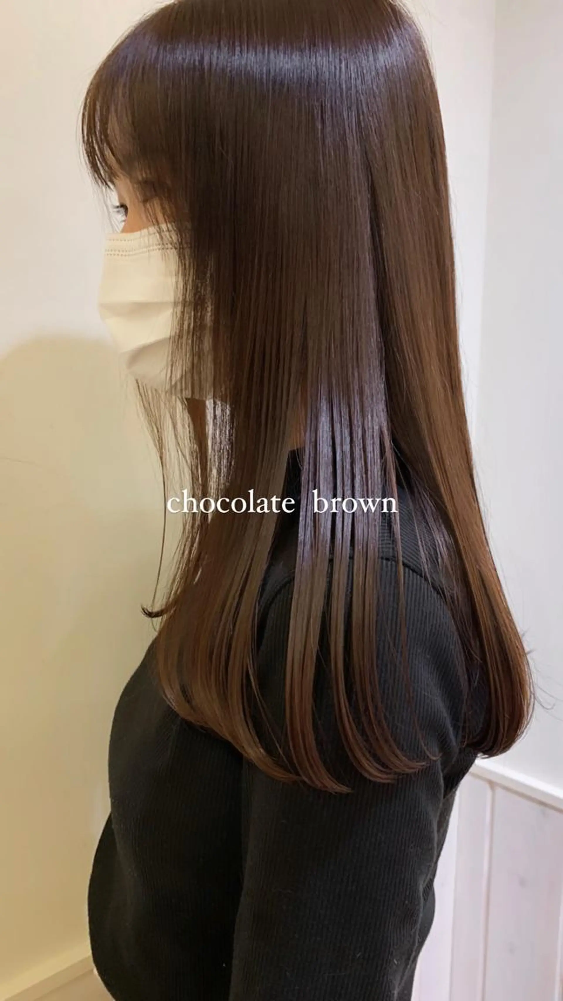 ロング 落合希 Olivebeigeのヘアスタイル