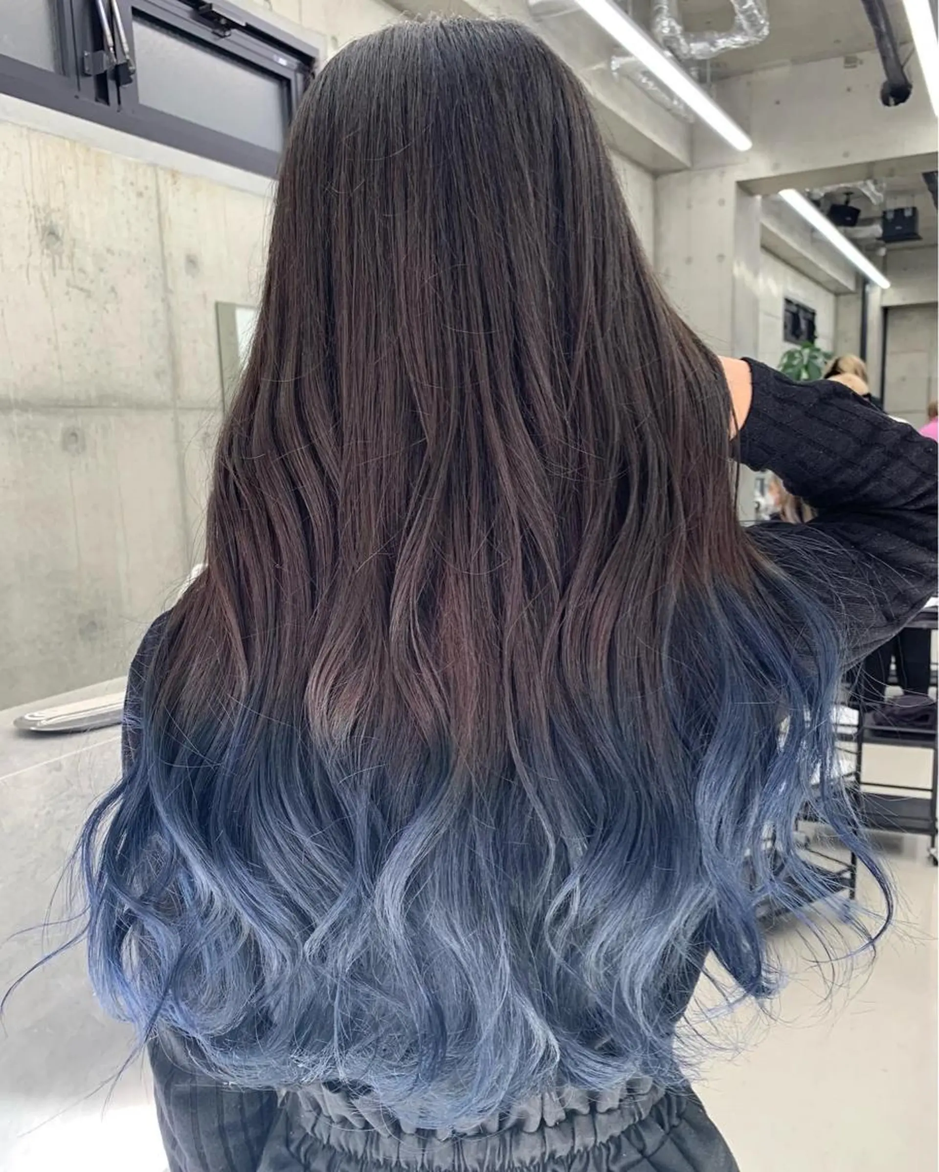 ロング LINOET名古屋所属・ダブルカラー🩶上村 純妃🩶名駅徒歩5分のヘアスタイル