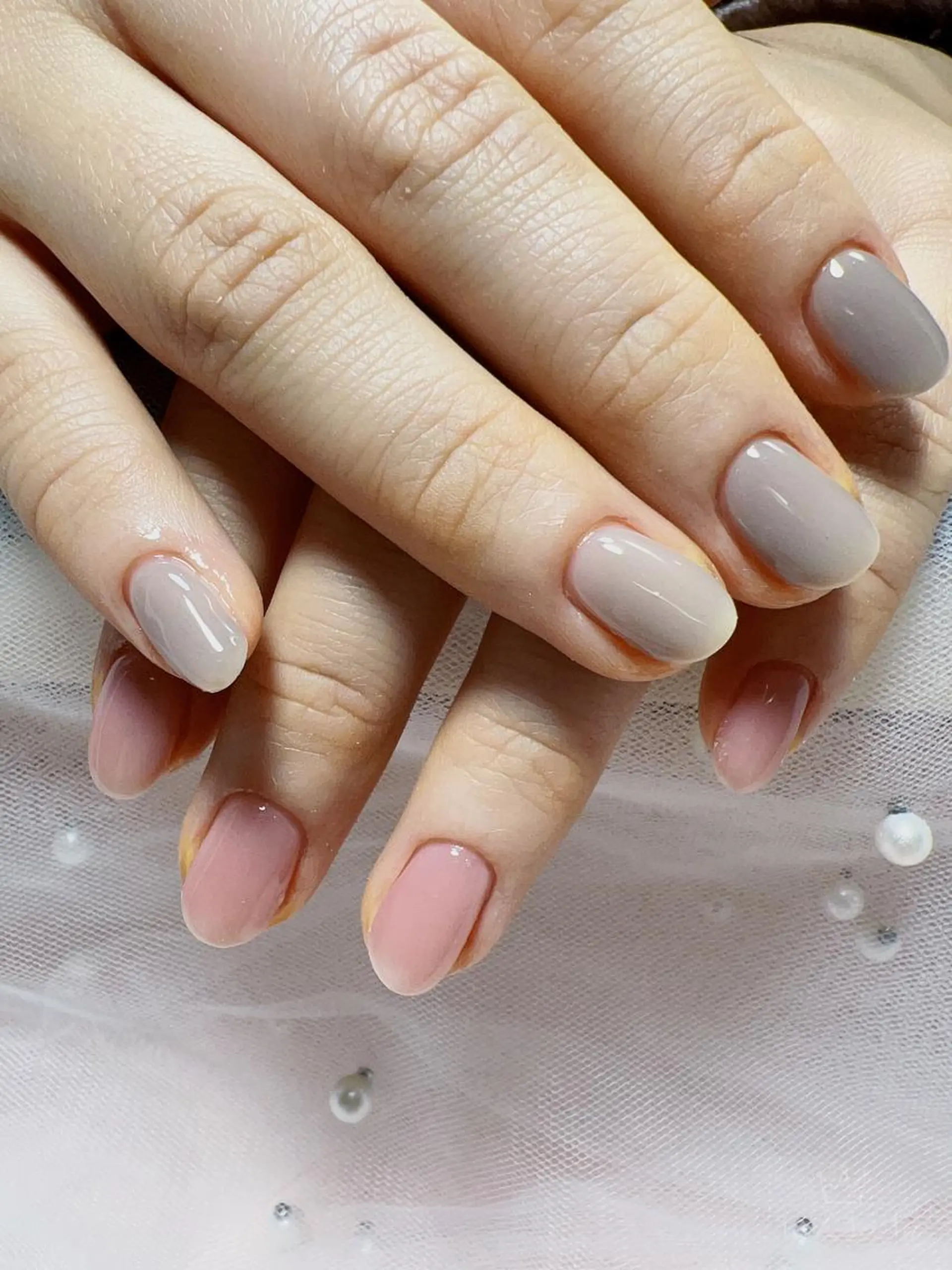 ショート カラー ネイル ハンドネイル Nail NaNaのネイルデザイン