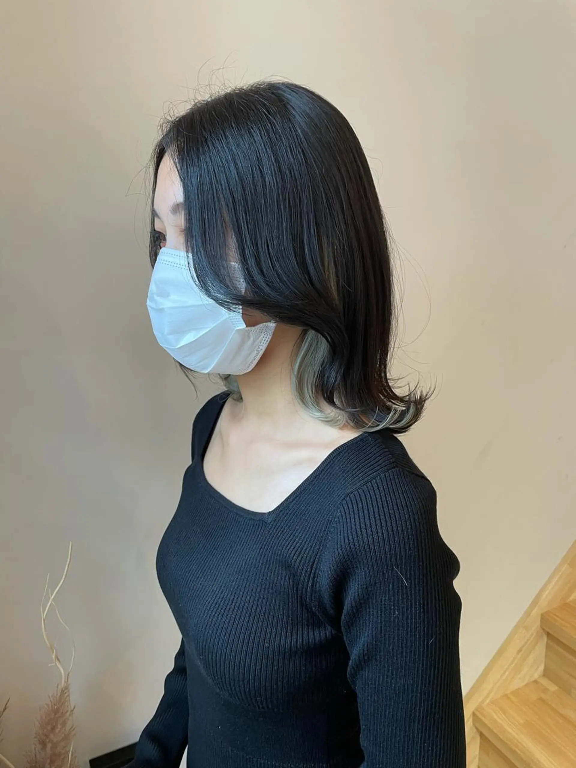 ミディアム 林 慧悟のヘアスタイル