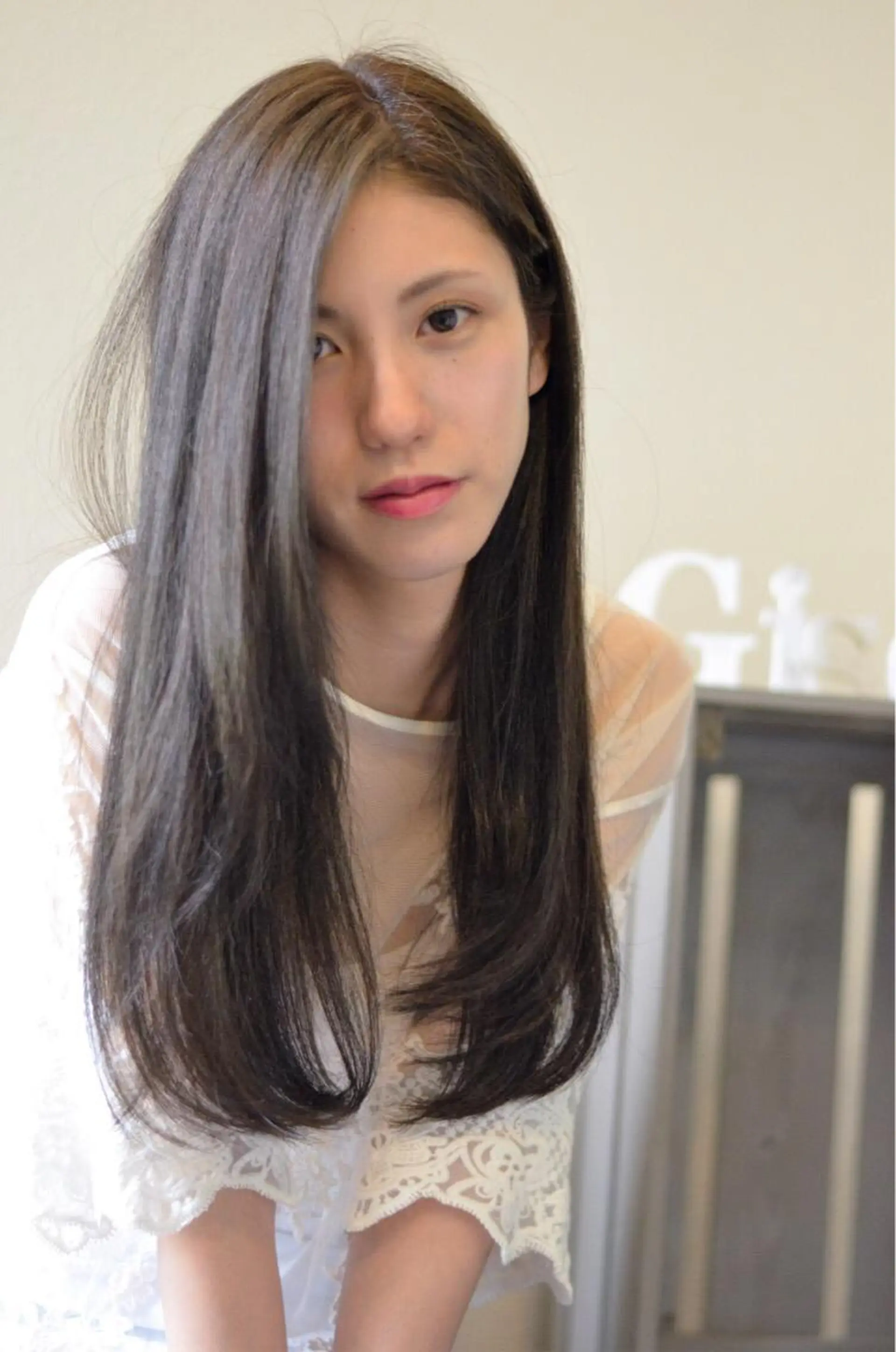 ロング GiseL天神カラー 髪質改善/ブリーチのヘアスタイル