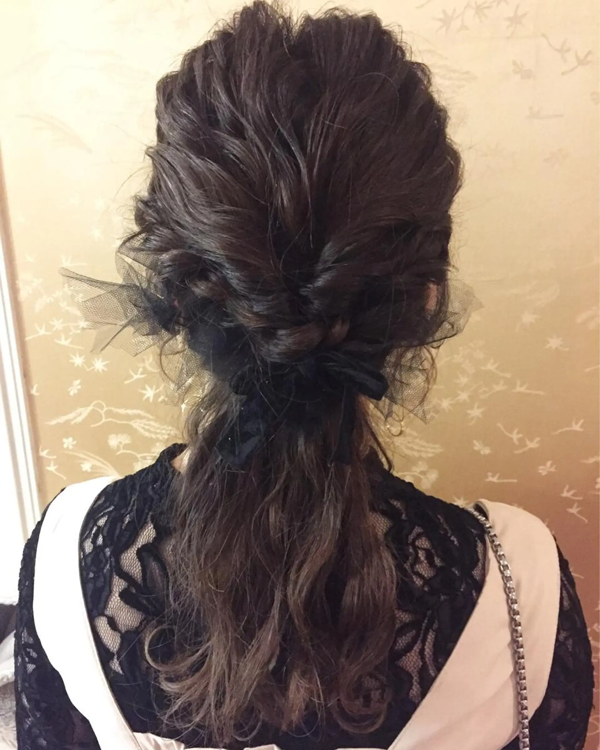 セミロング ヘアアレンジ 加藤 綾華のヘアスタイル