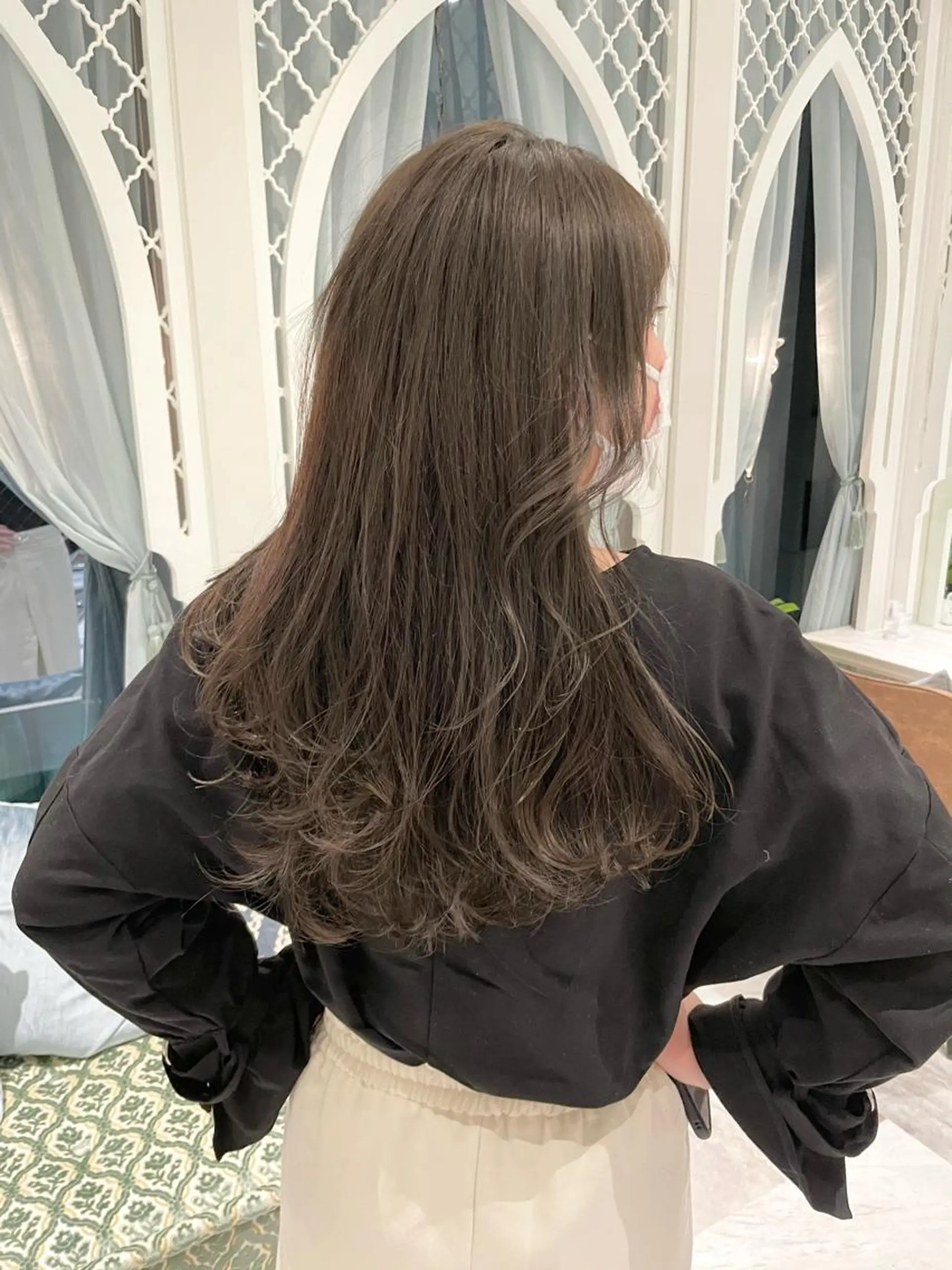 ロング カラー バレイヤージュ ブリーチ ケアブリーチ ダブルカラー ハイライトカラー 美髪/カラー 美容院🌈渡辺隼也のヘアスタイル