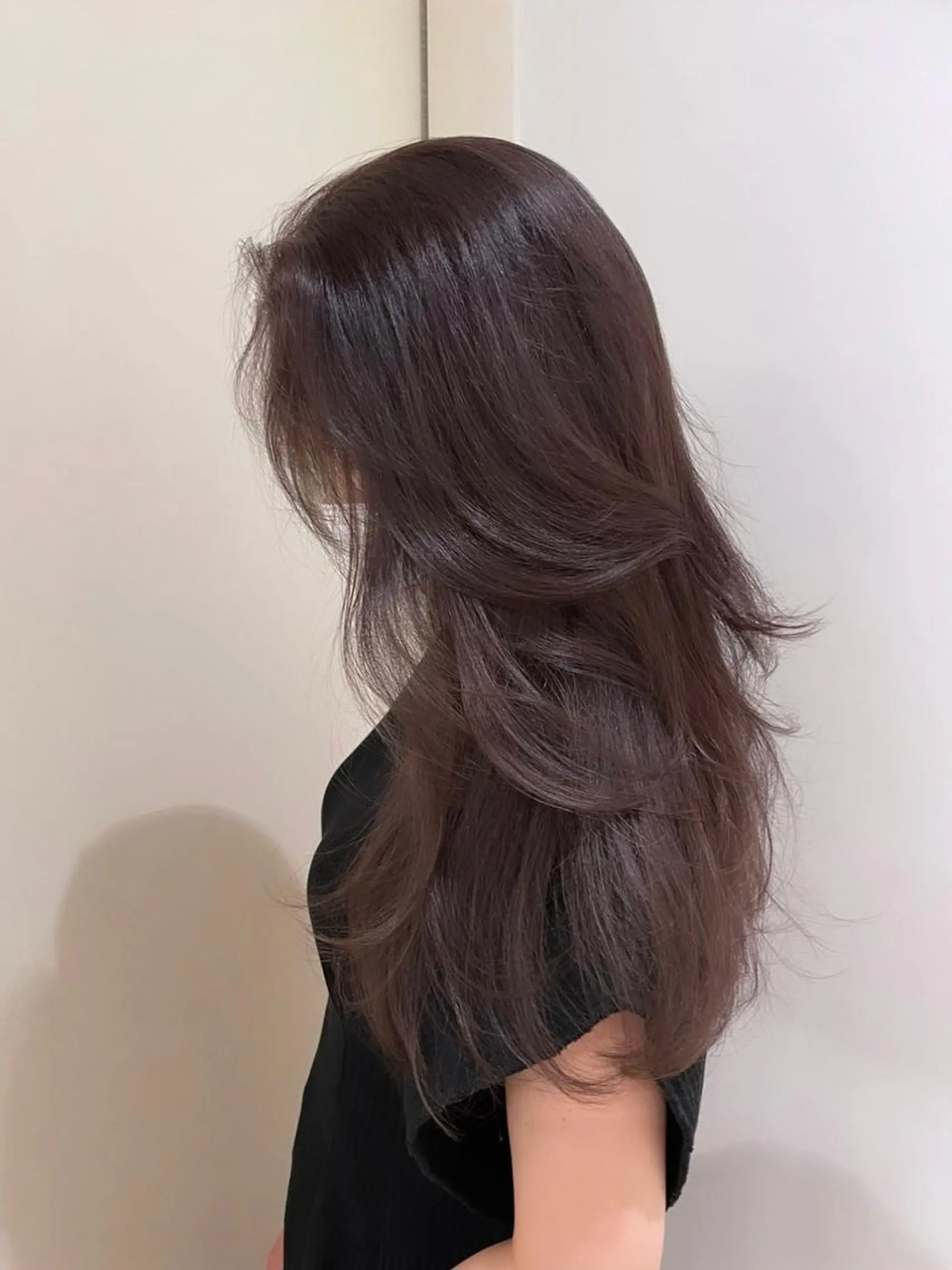 ロング 韓国ネイル🤍 イワサキ　リコ🍒のネイルデザイン