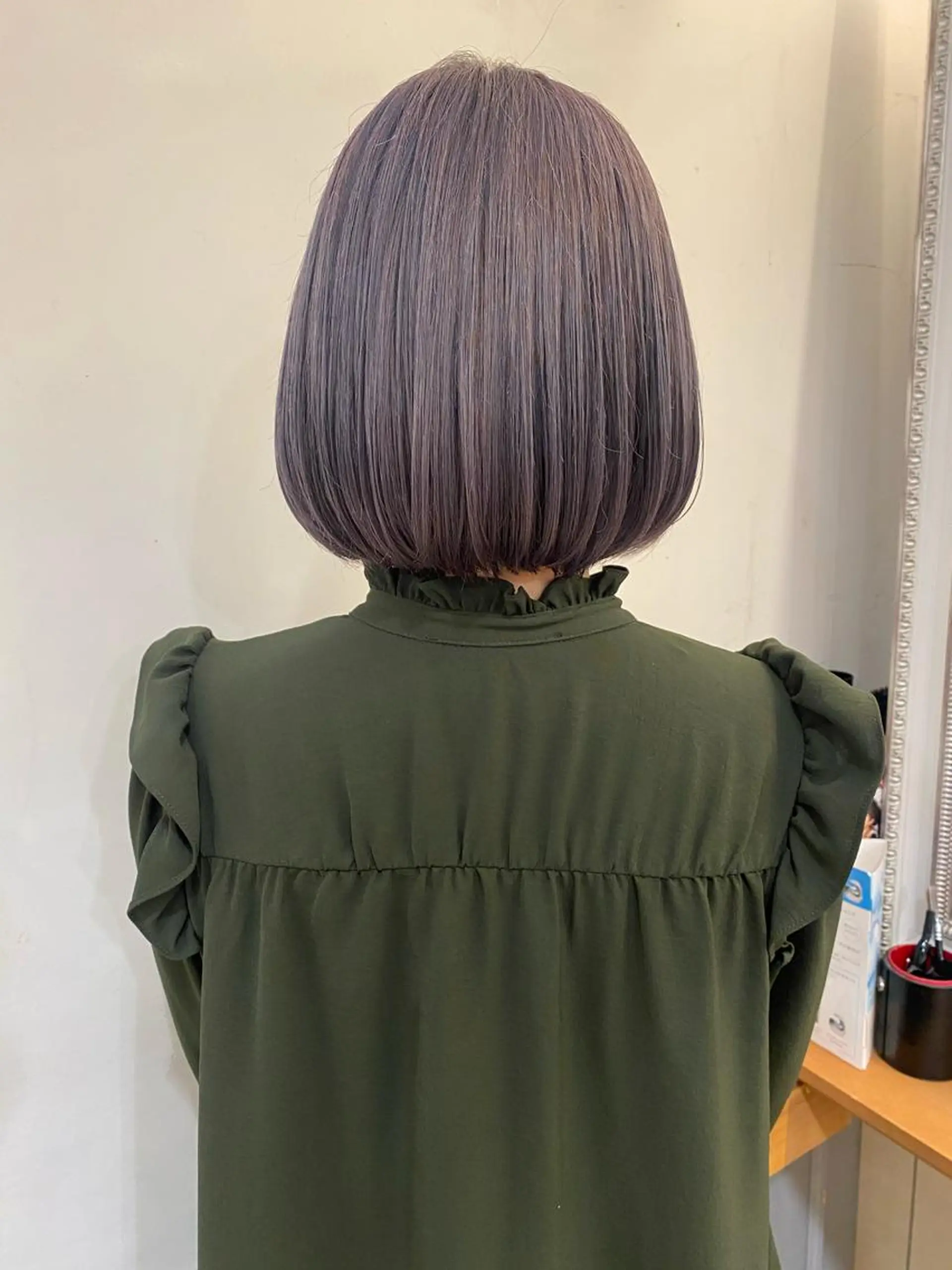 ショート カラー ラベンダーカラー ボブ 🫧 nanaco🫧のヘアスタイル