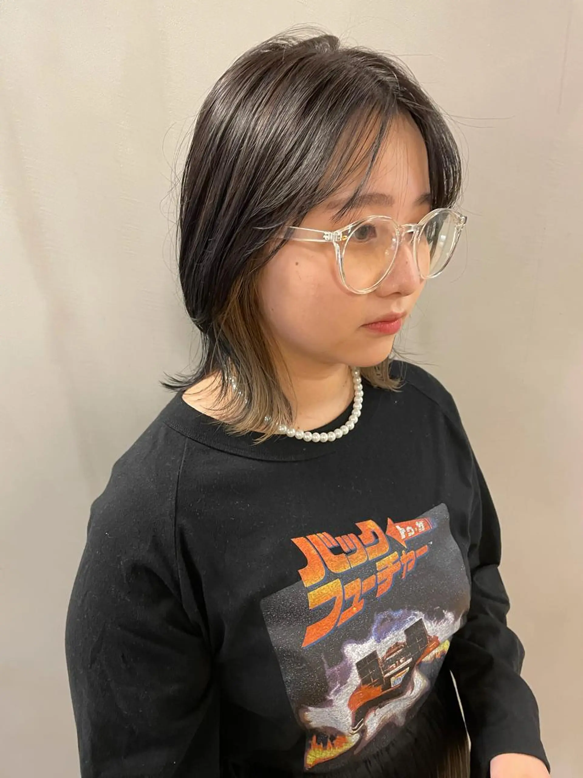 ミディアム カラー パーマ ヘアアレンジ メンズ キッズ ネイル マツエク・マツパ カット ヘアカラー トリートメント tatsumi/ボブ ウルフ/レイヤーのヘアスタイル