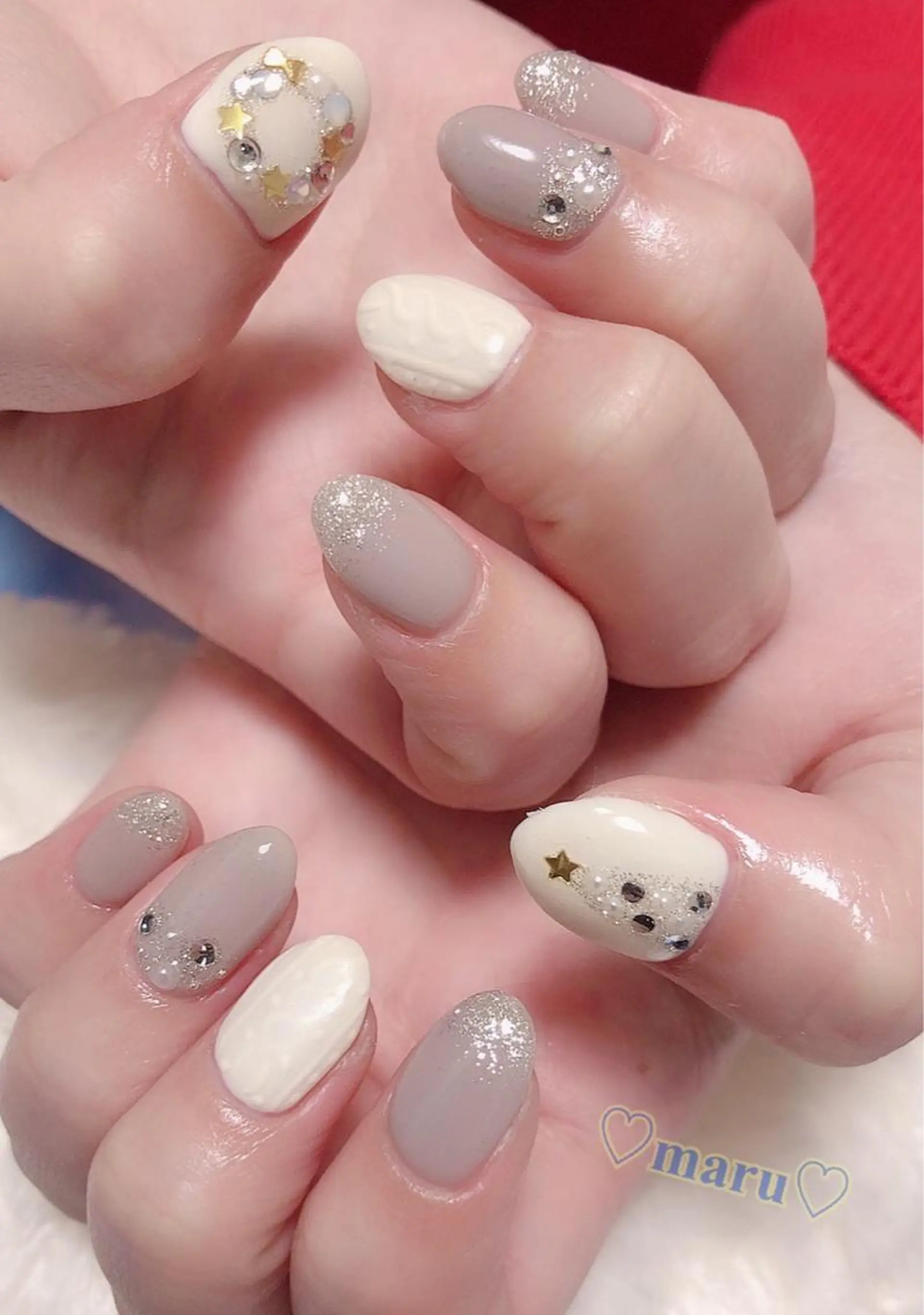 ネイル ハンドネイル フットネイル まるみ ♡のネイルデザイン