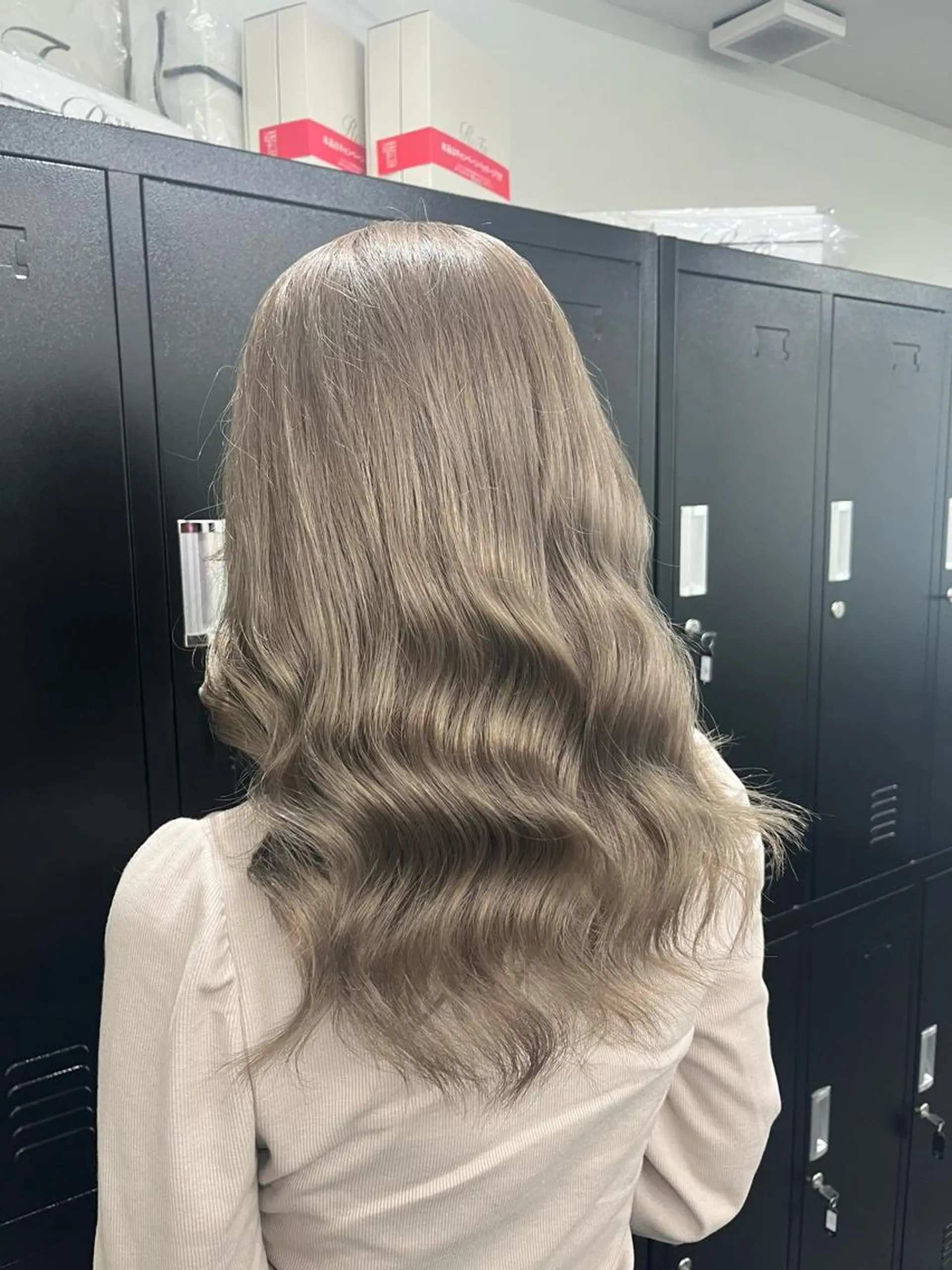 セミロング カラー 韓国ヘア🖤/透明感 shihoのヘアスタイル