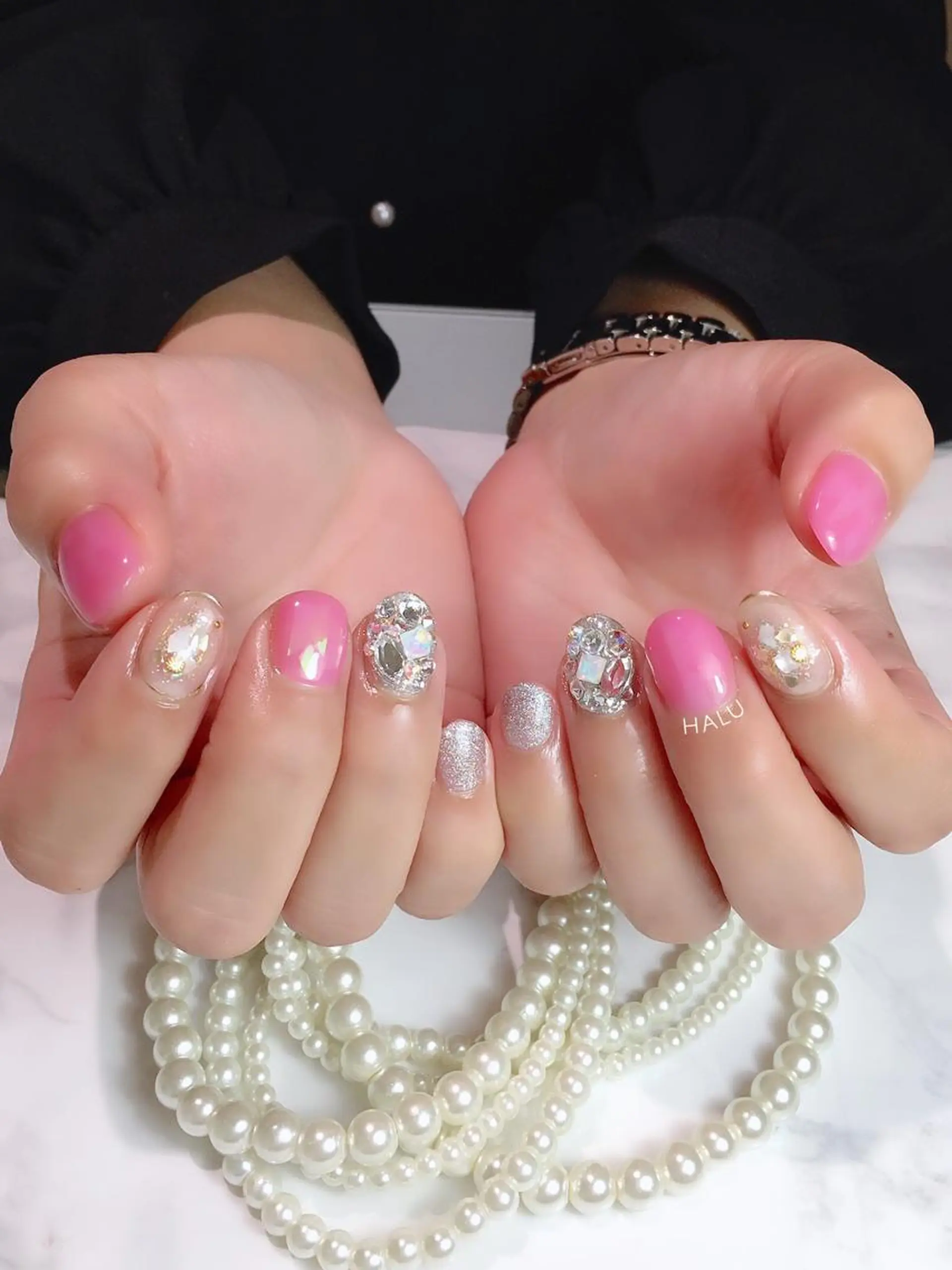 ネイル キラキラネイル HALU ハルのネイルデザイン