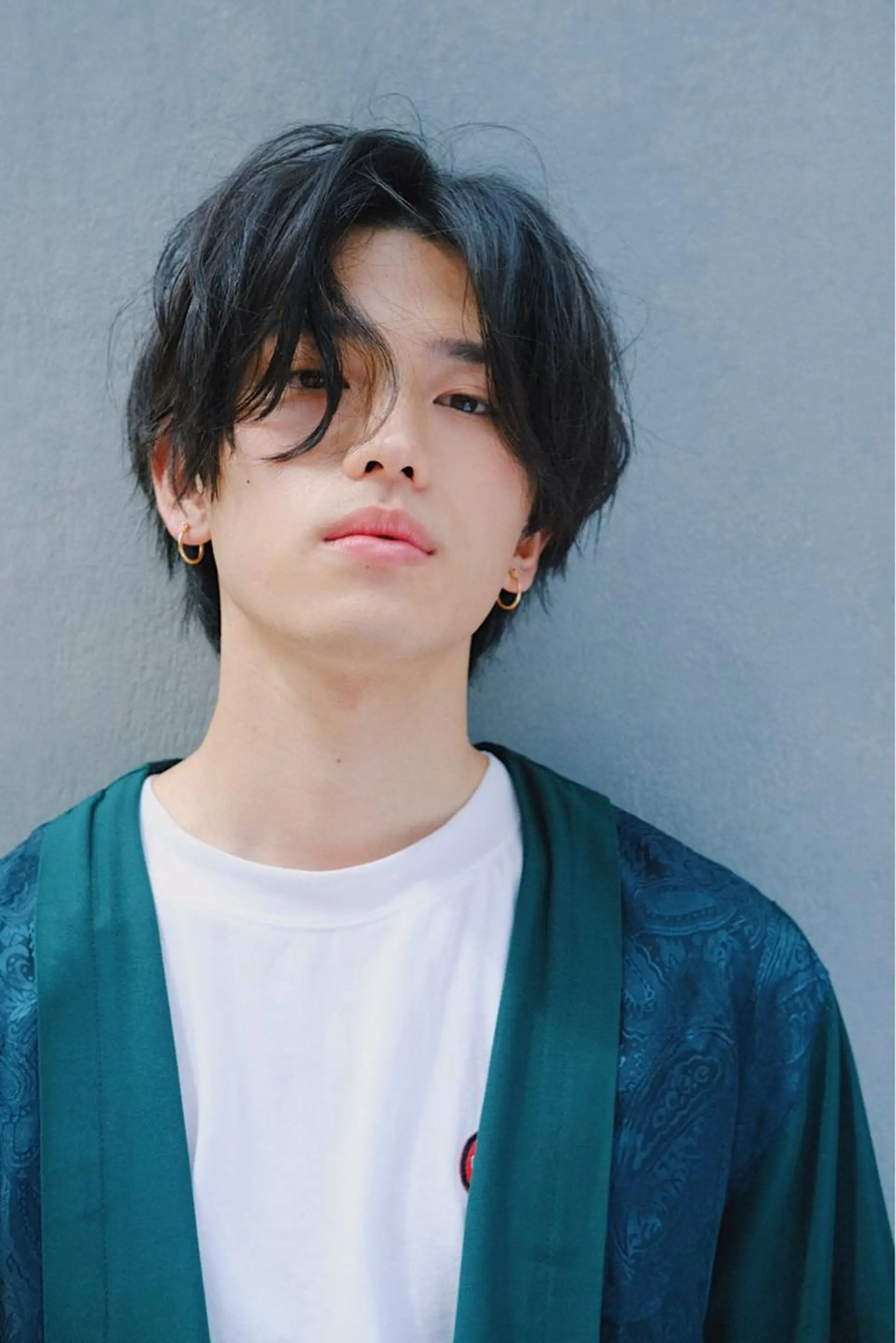 ミディアム メンズ カット ‪🌿パーマ大好評 メンズヘア🌿ワタルのヘアスタイル