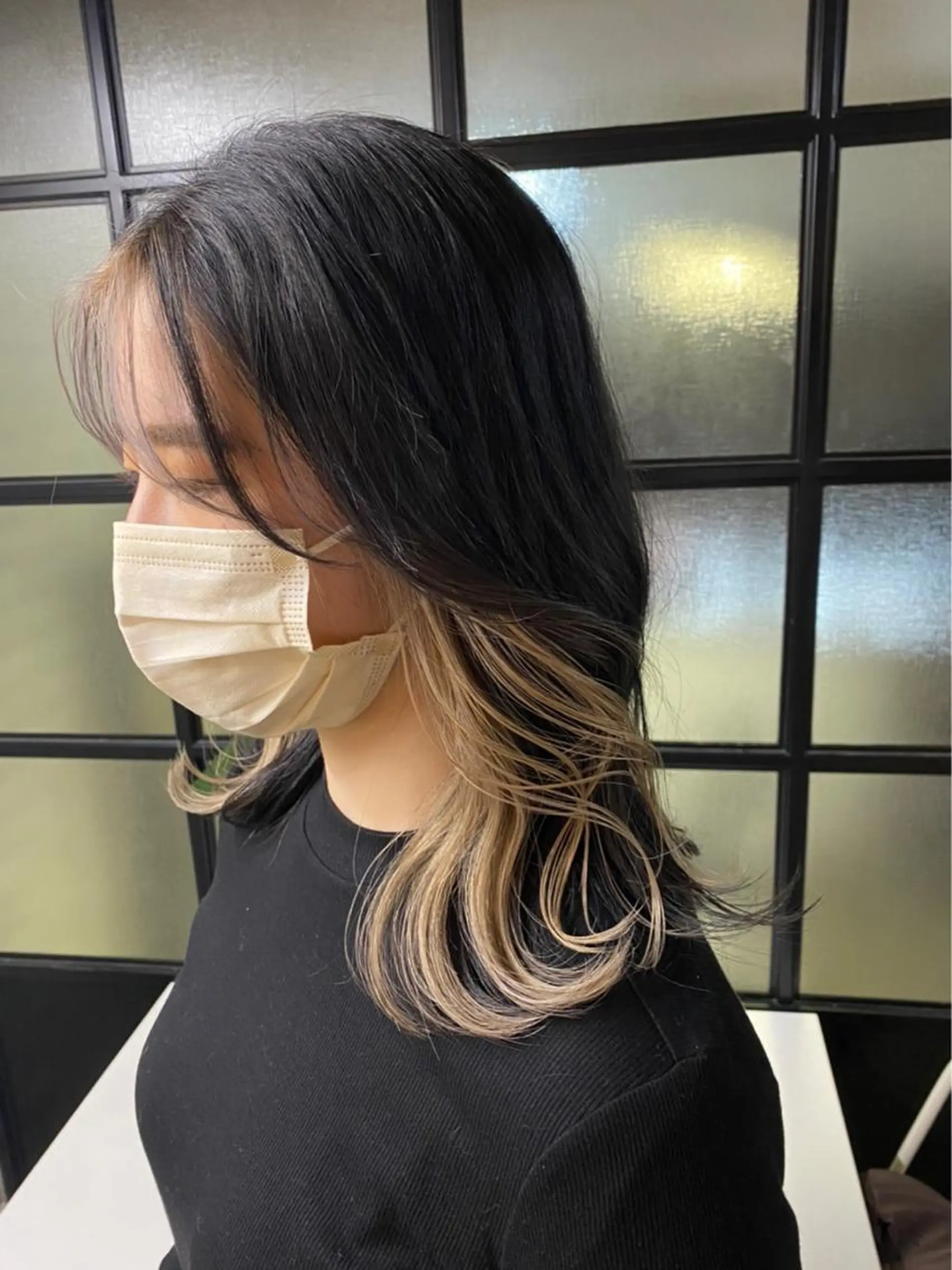 セミロング 【縮毛矯正髪質改善】 中山健太のヘアスタイル