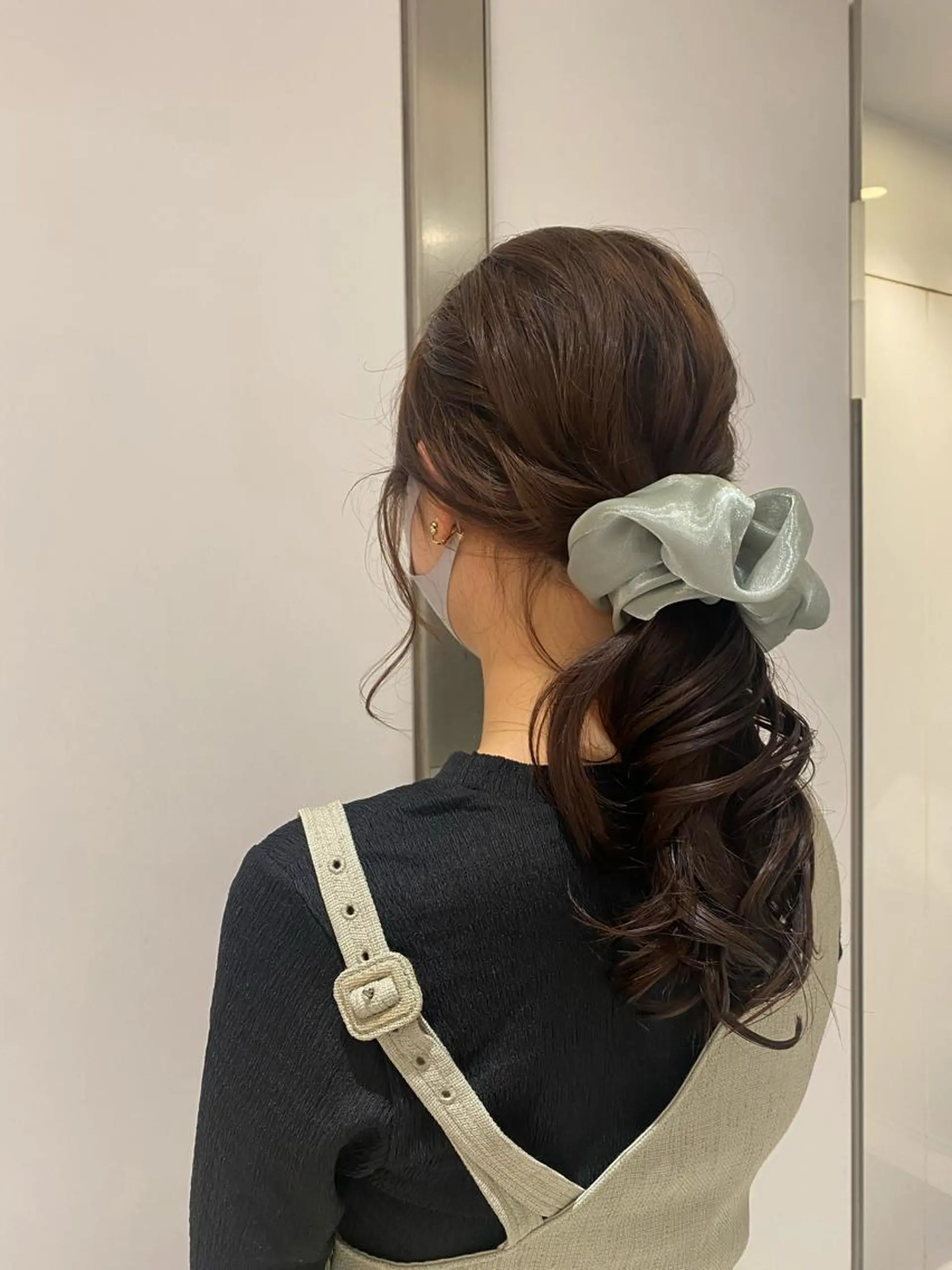 セミロング おくれ毛 ❤️パーマ美容師✂︎ 井口美緒のヘアスタイル